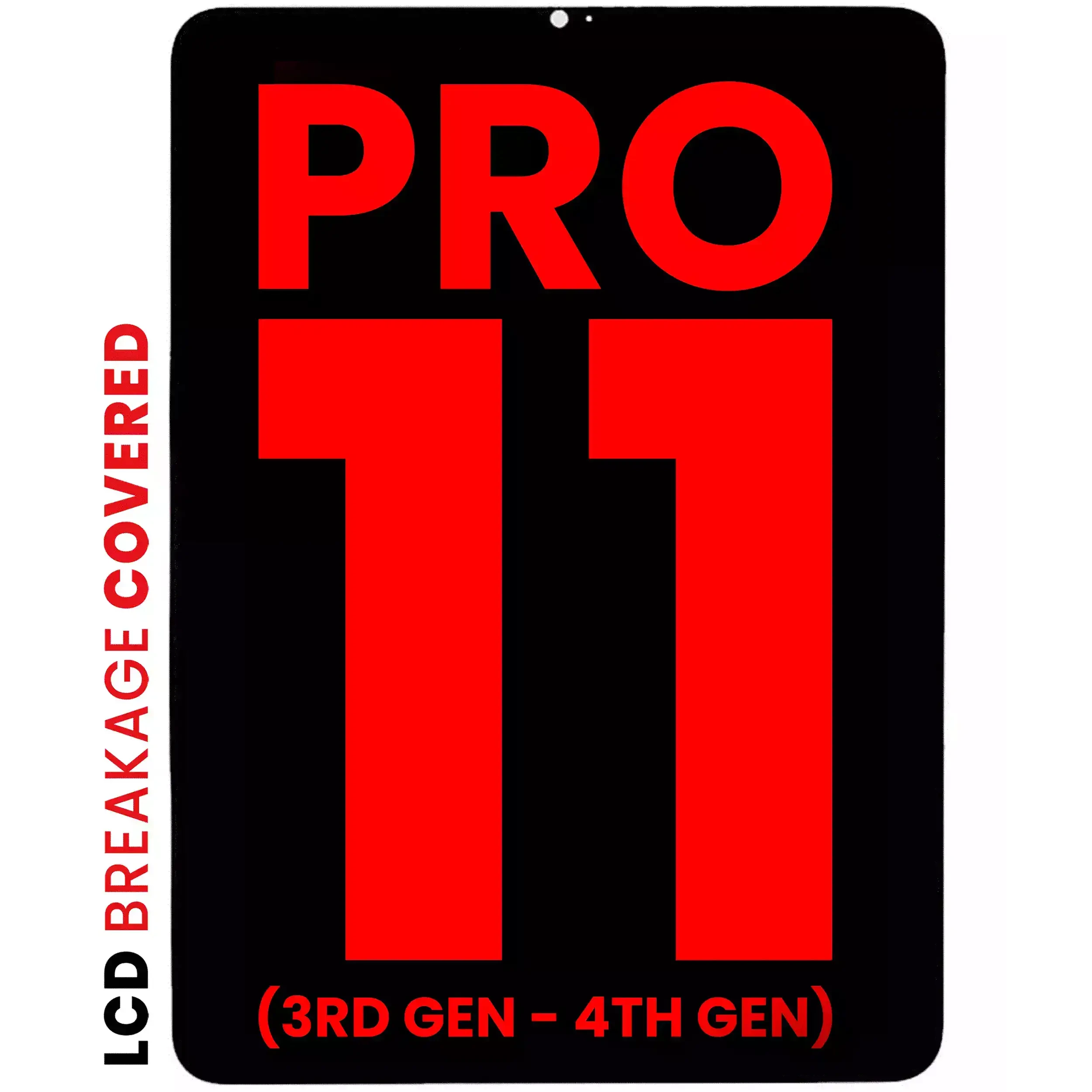 Display LCD completo con Touch screen per iPad Pro 11" 3rd Gen (2021) / Pro 11" 4th Gen (2022) (Aftermarket Pro: XO7) (tutti i colori)