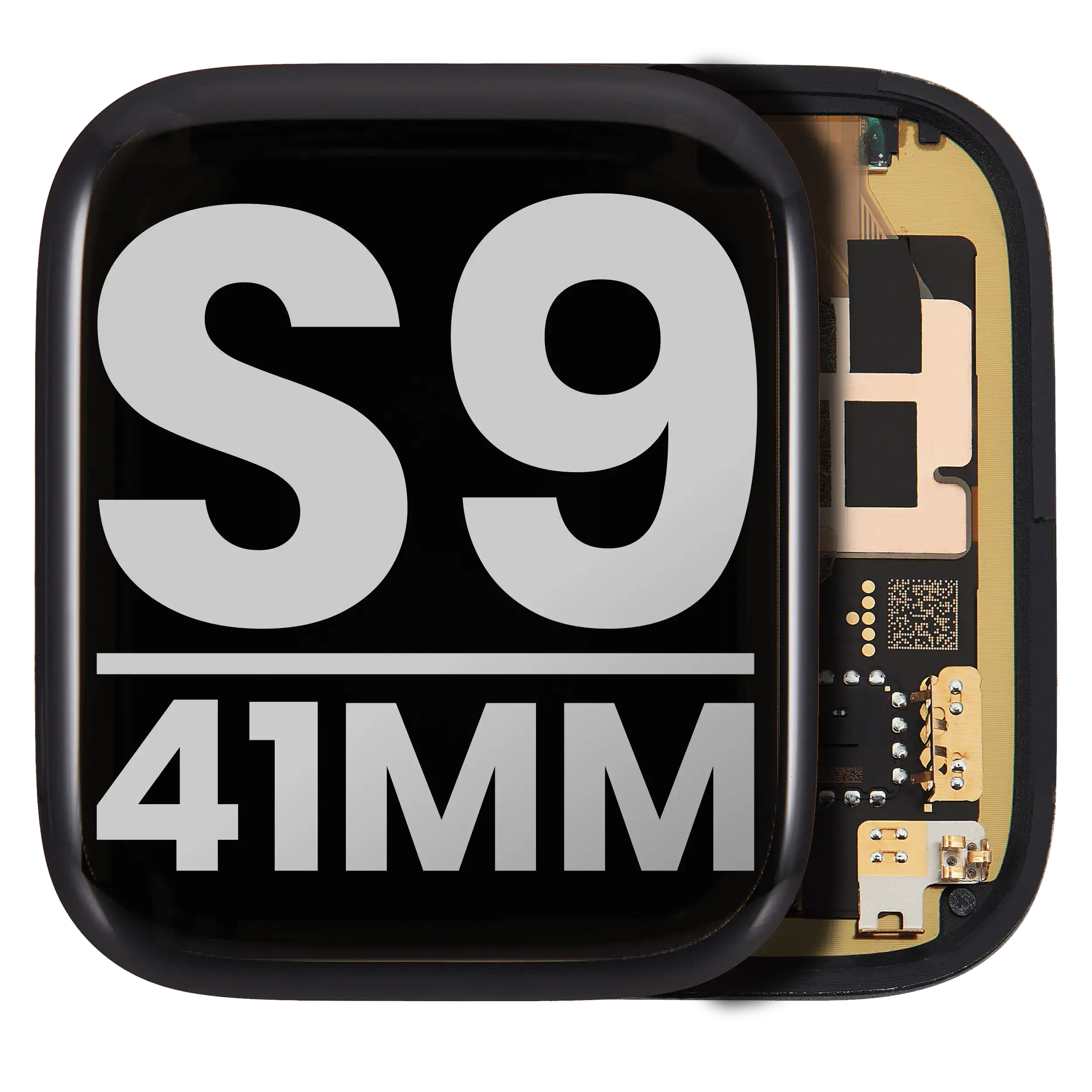 Display OLED completo per Watch Series 9 (41MM) (Used Service Pack Pull: Grade B/C)