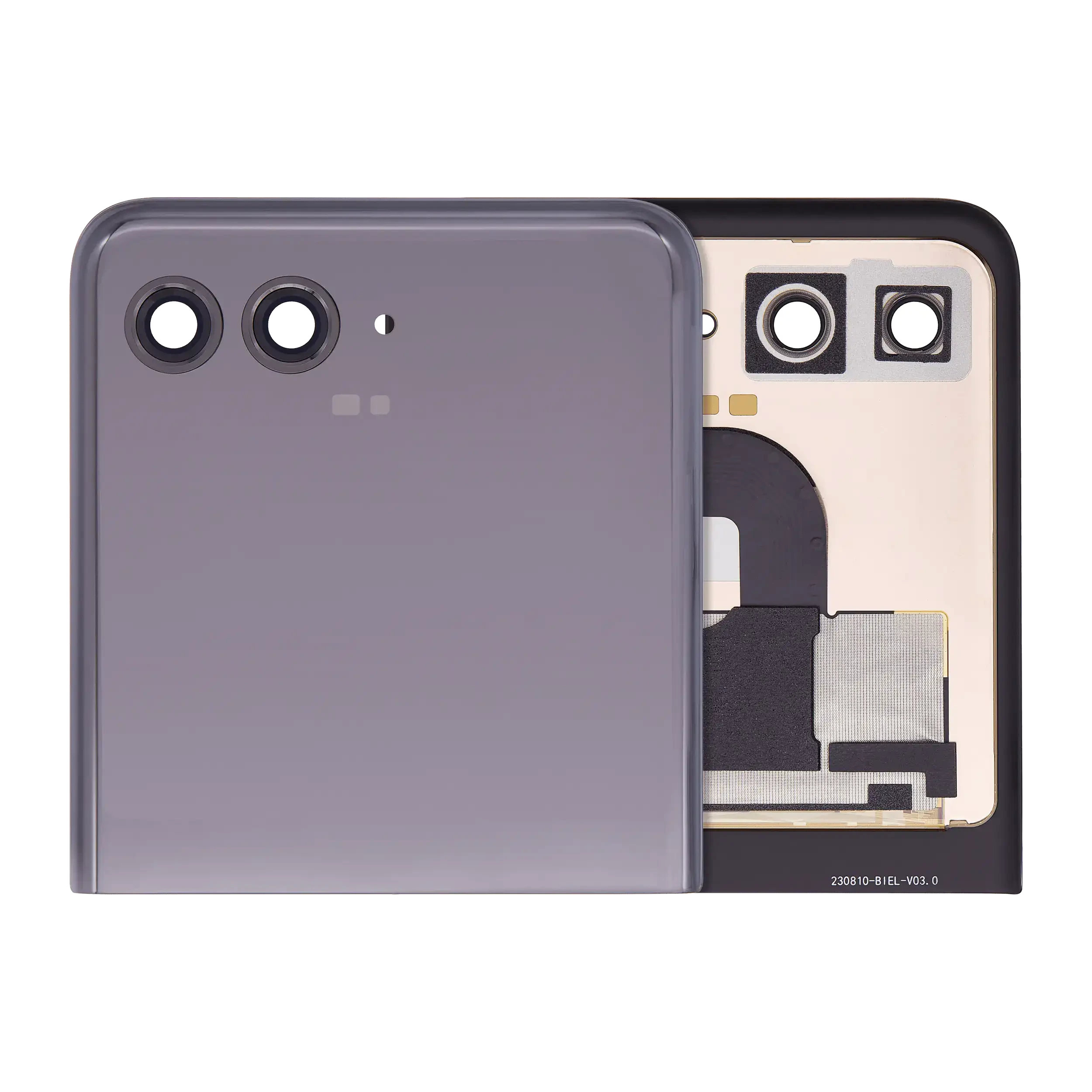 Outer Display OLED completo per Motorola Moto Razr Plus 2023 / Razr 40 Ultra (XT2321 / 2023) (Service Pack) (tutti i colori)