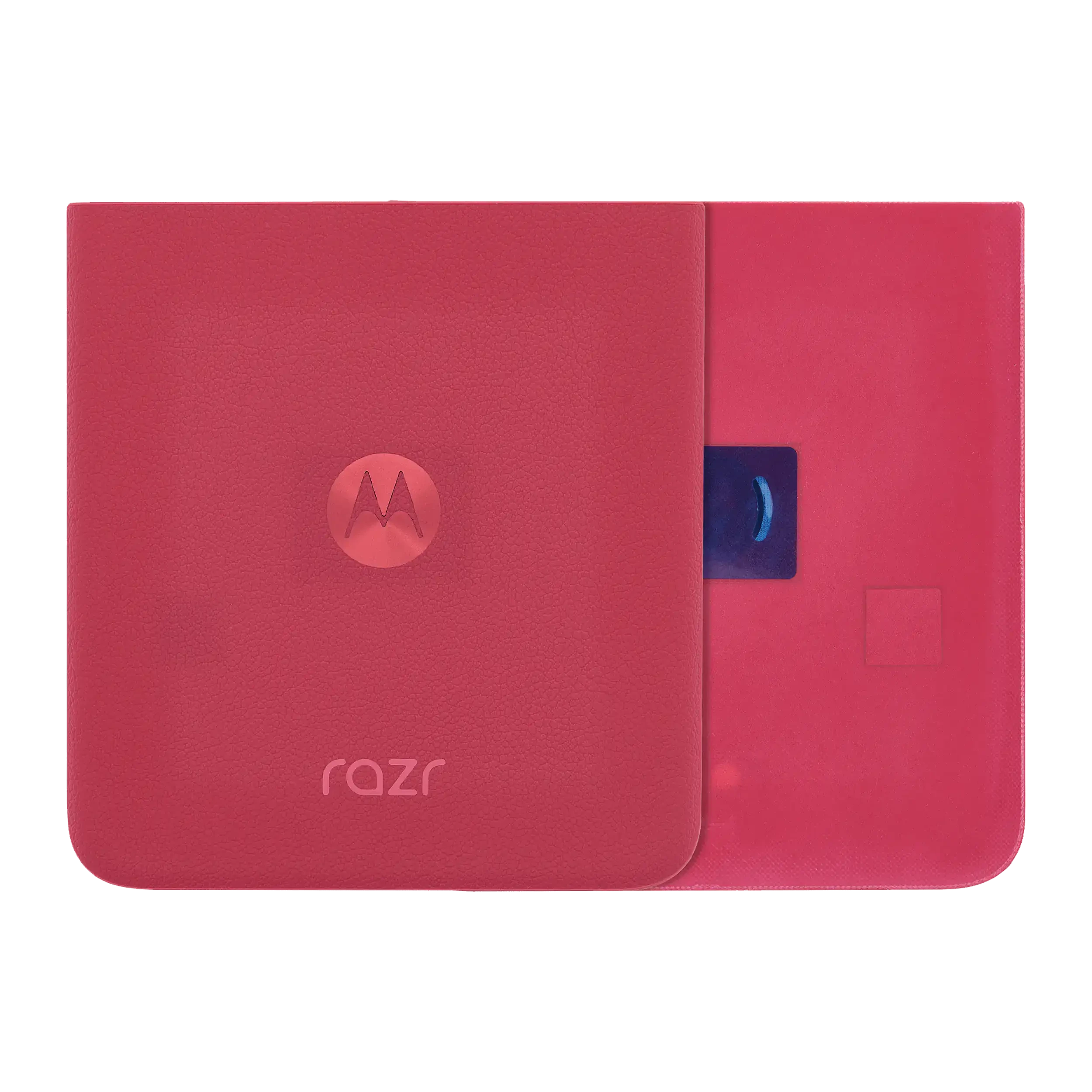 Bottom vetro cover posteriore per Motorola Razr Plus / Razr 40 Ultra (XT2321 / 2023) (Service Pack) (Barberry)
