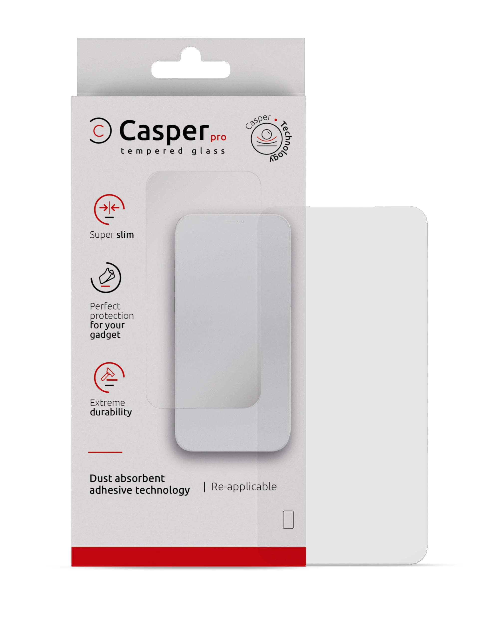 Casper Pro Vetro temperato per Samsung Galaxy A15 (A155 / 2023) (Case Friendly) (confezione retail)