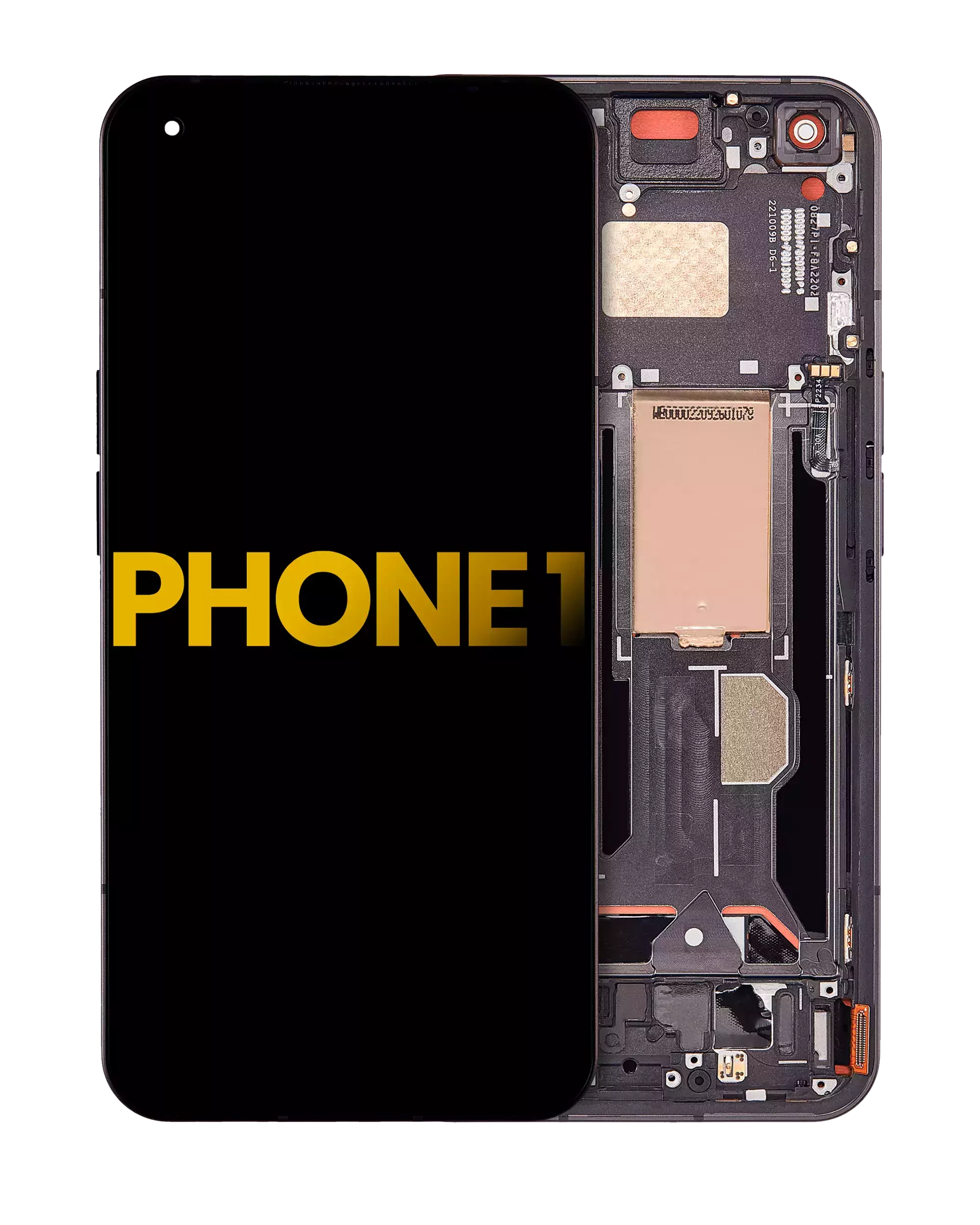 Display OLED completo con Frame per Nothing Phone 1 (Refurbished) (Nero)