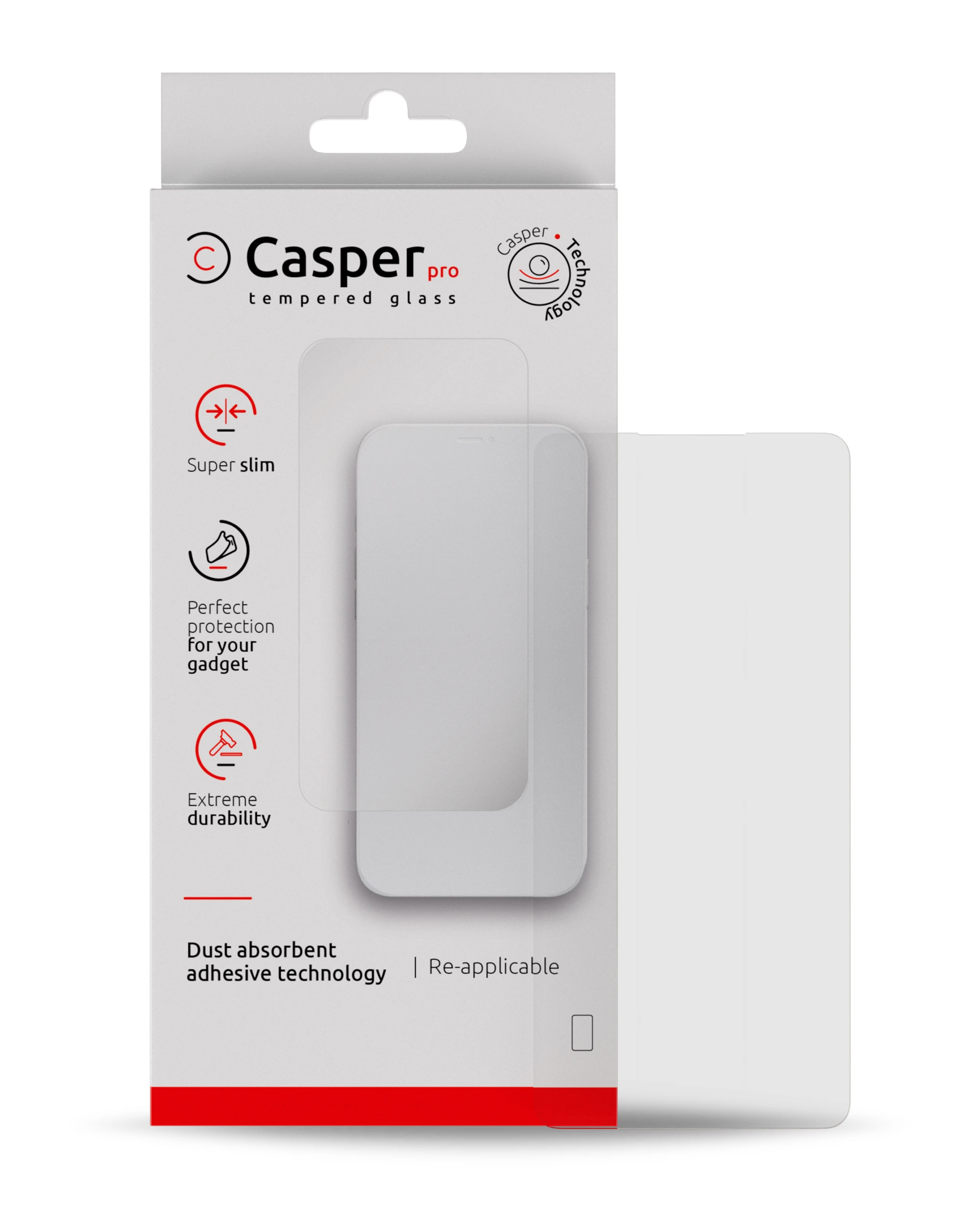 Casper Pro Vetro temperato per Samsung Galaxy A35 (A356 / 2024) (Case Friendly) (confezione retail)