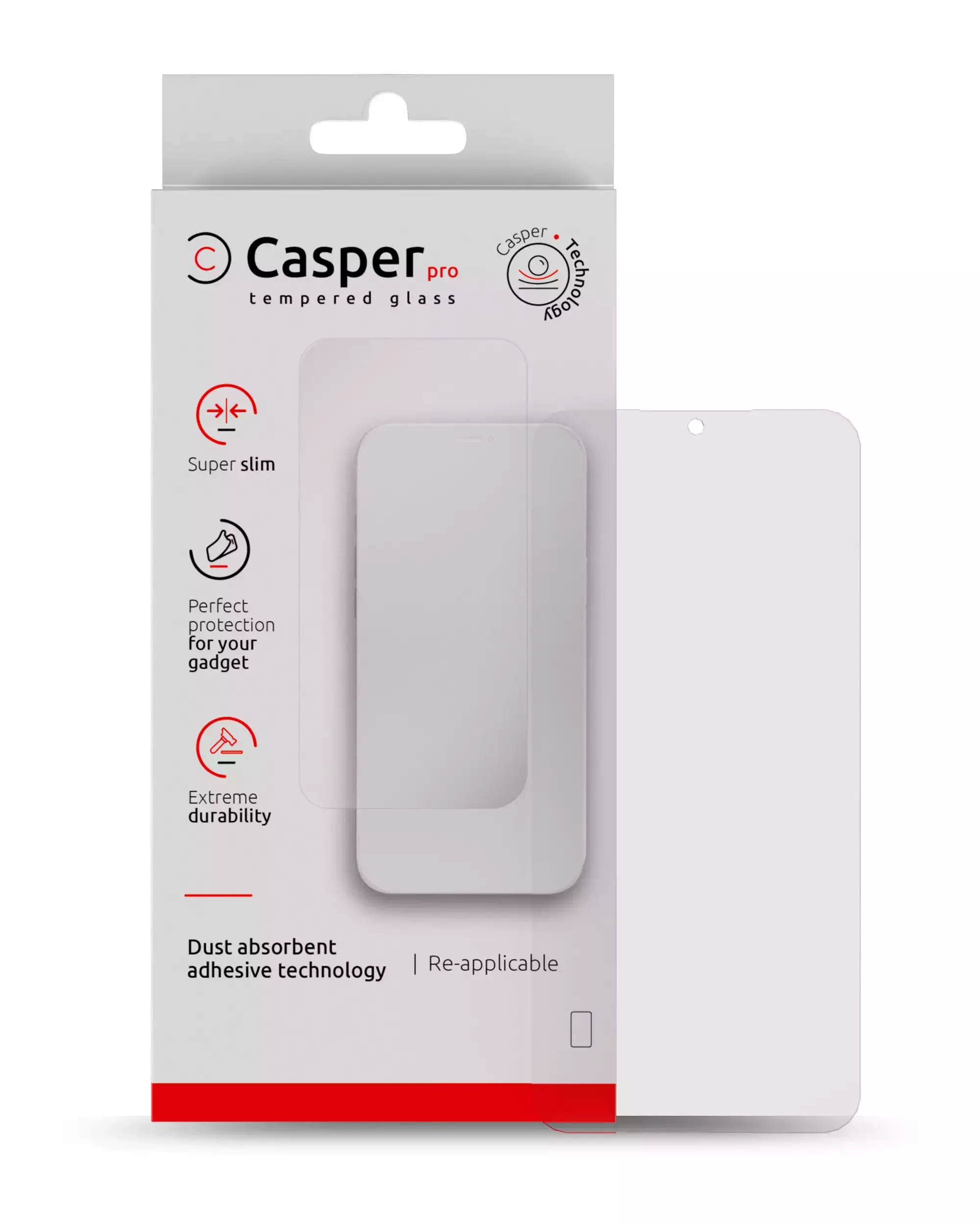 Casper Pro Vetro temperato per Samsung Galaxy F15 (E156 / 2024) (Case Friendly) (confezione retail)