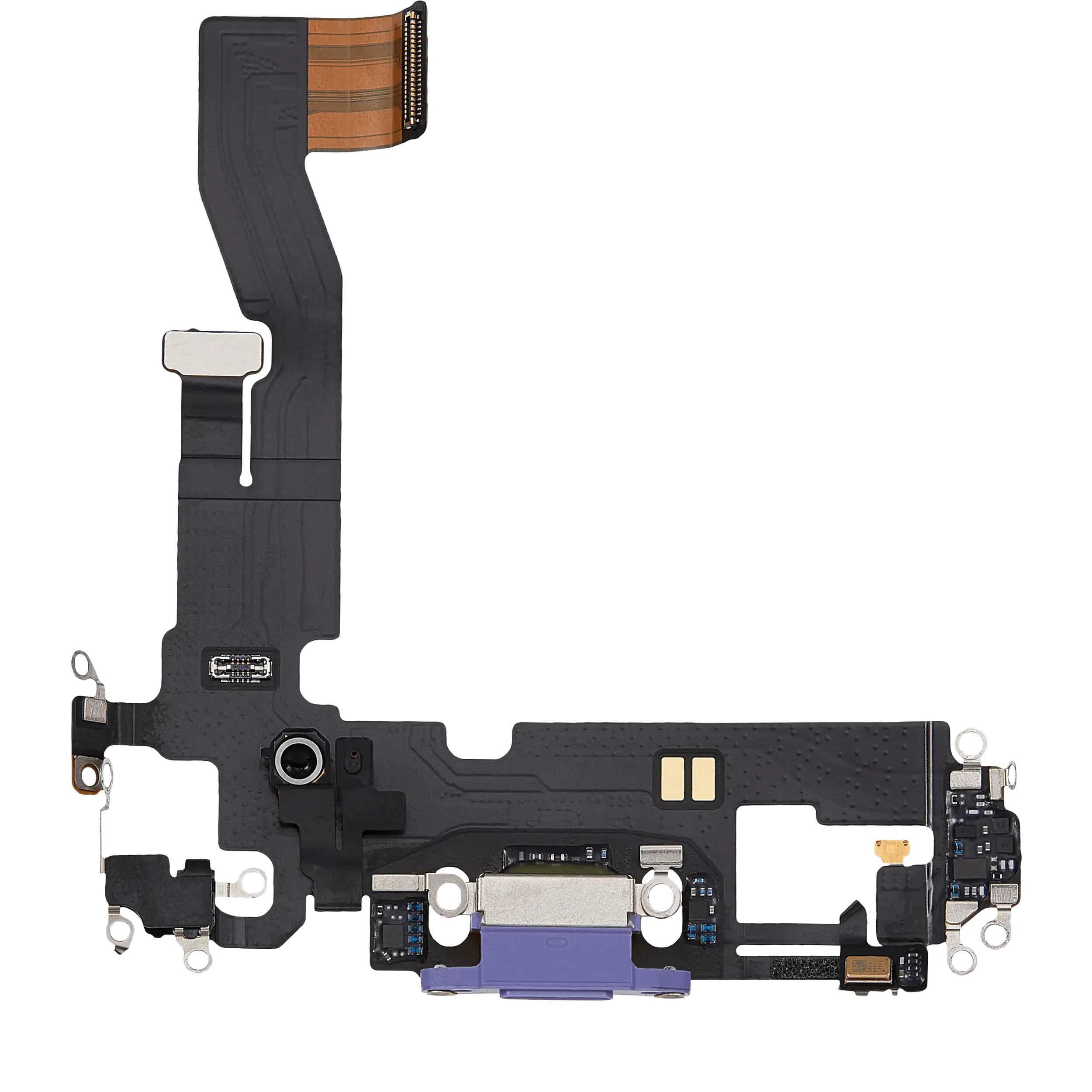 Flat connettore di ricarica per iPhone 12 (Used Service Pack Pull) (Viola)