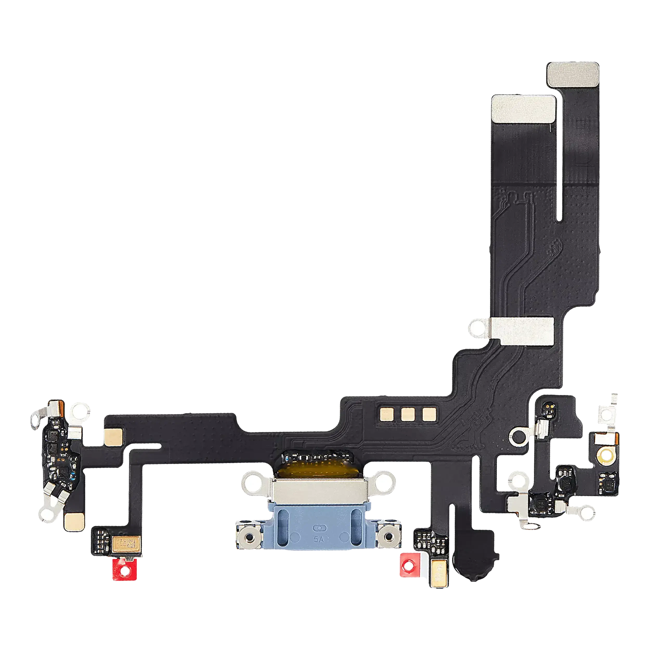 Flat connettore di ricarica per iPhone 14 (Used Service Pack Pull) (Blu)