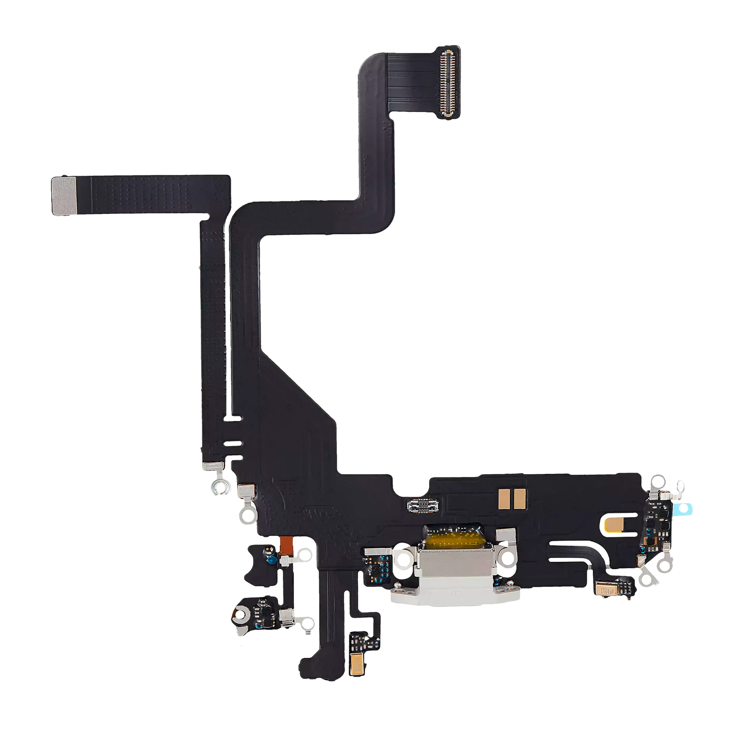Flat connettore di ricarica per iPhone 14 Pro (Used Service Pack Pull) (Argento)