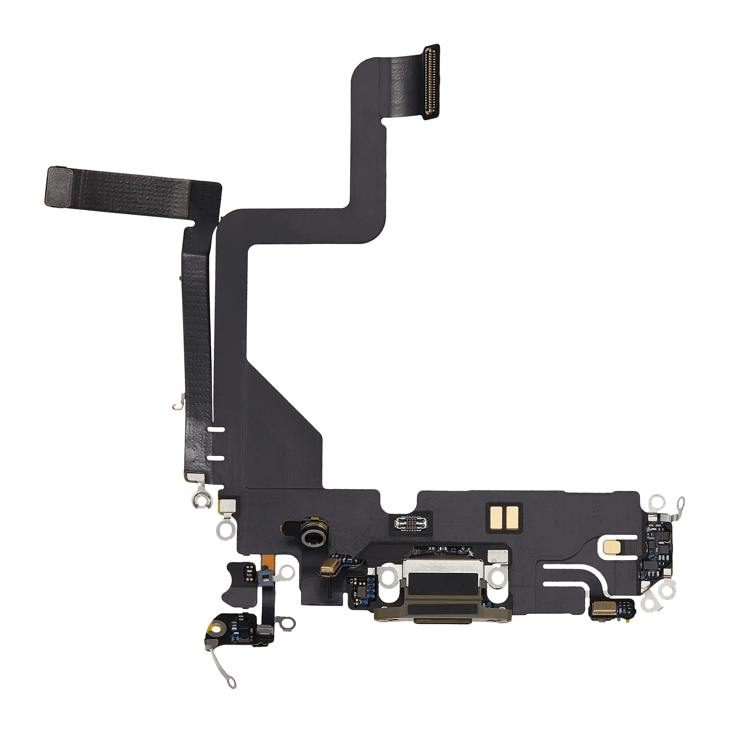 Flat connettore di ricarica per iPhone 14 Pro (Used Service Pack Pull) (Oro)