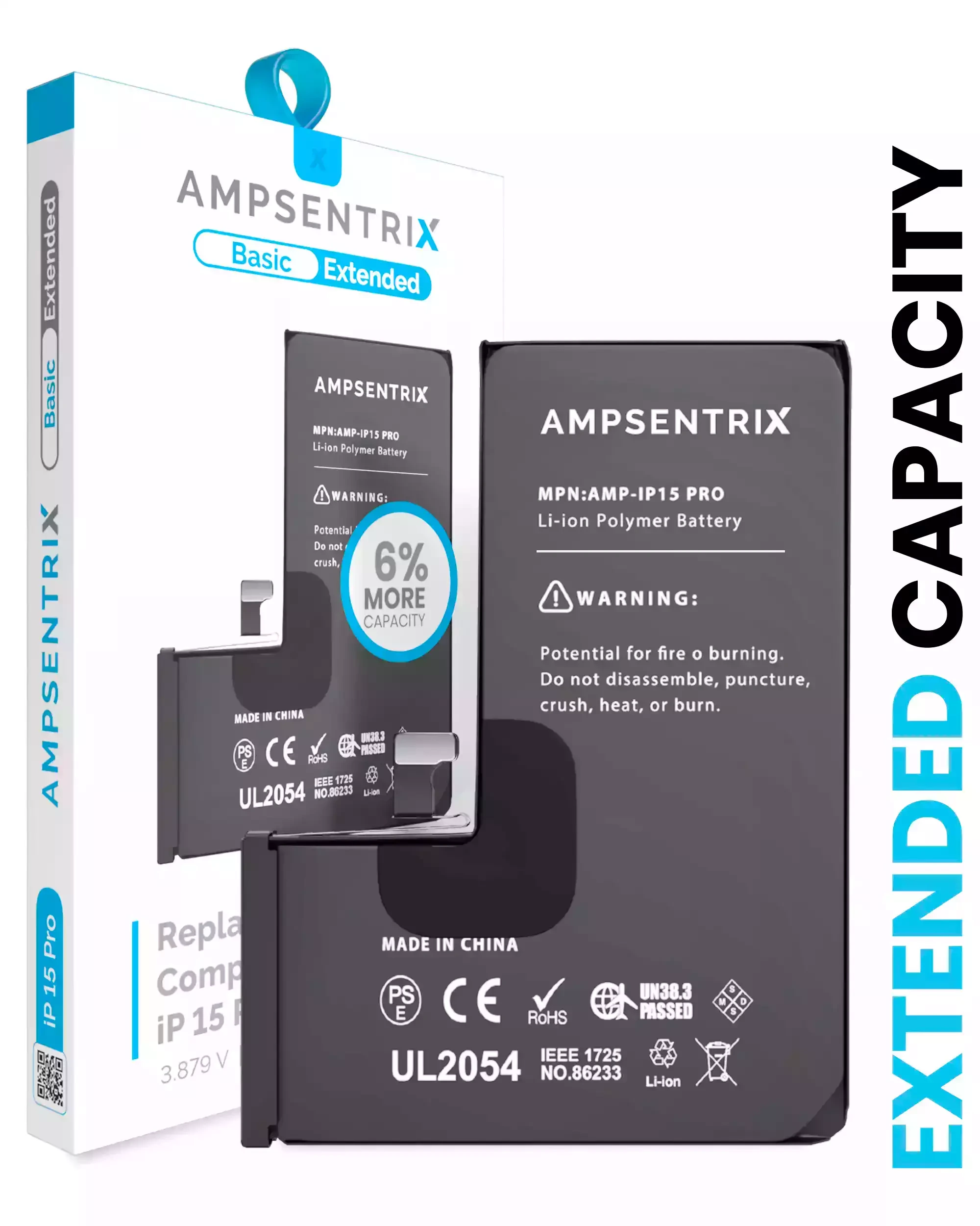 Batteria di ricambio per iPhone 15 Pro