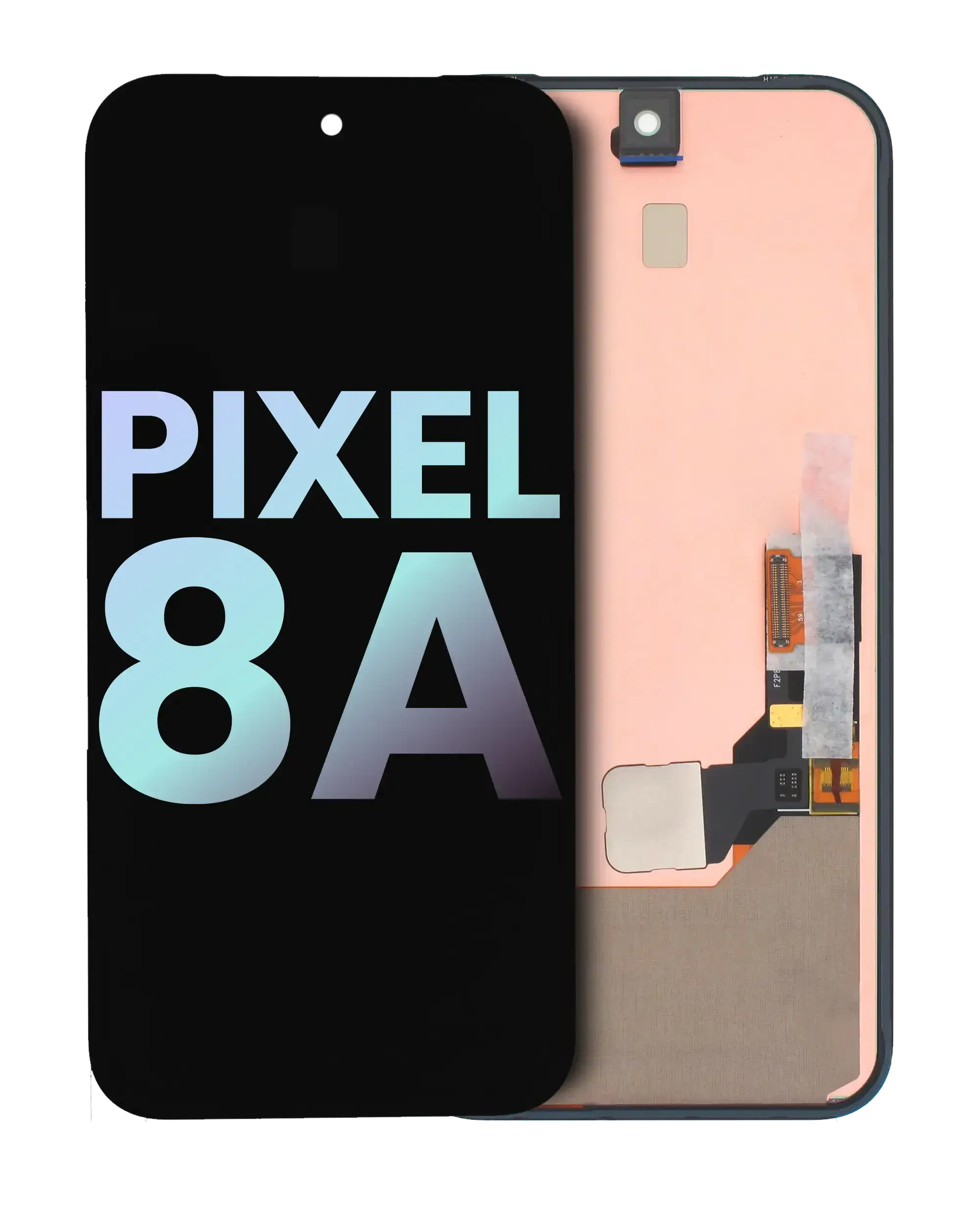 Display OLED completo senza Frame (con Fingerprint Sensore ) per Google Pixel 8a (Service Pack) (tutti i colori)