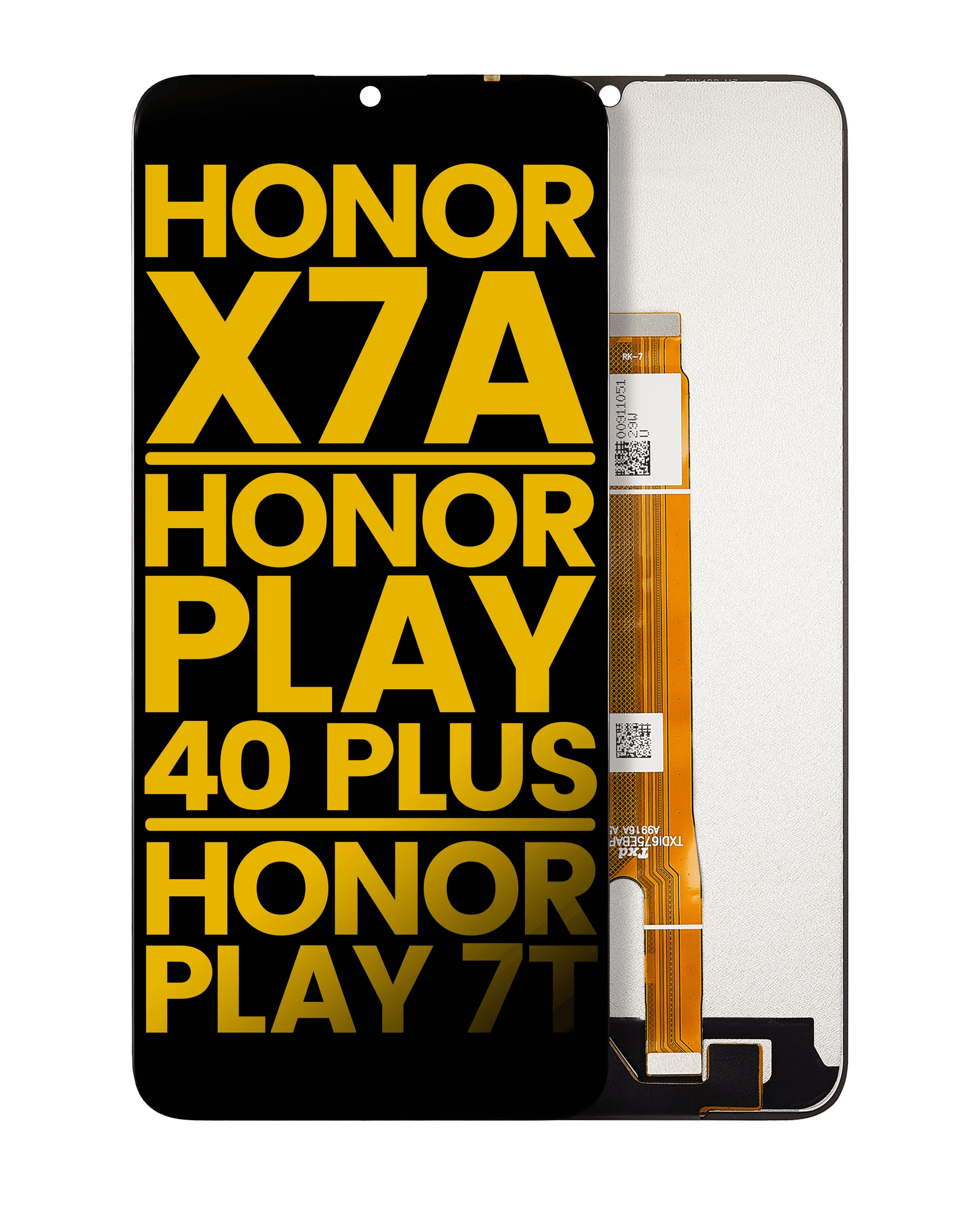 Display LCD completo senza Frame per Honor X7A / Honor Play 40 Plus / Honor Play 7T (Refurbished) (tutti i colori)