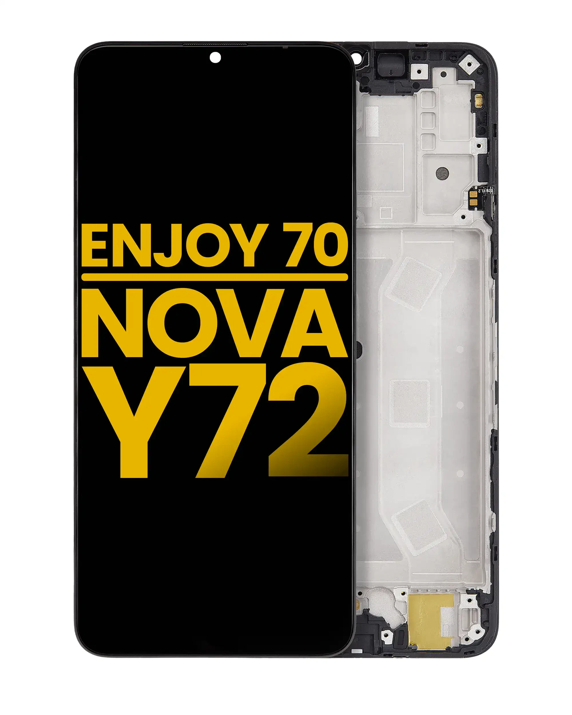 Display LCD completo con Frame per Huawei Enjoy 70 / Nova Y72 (Refurbished) (tutti i colori)