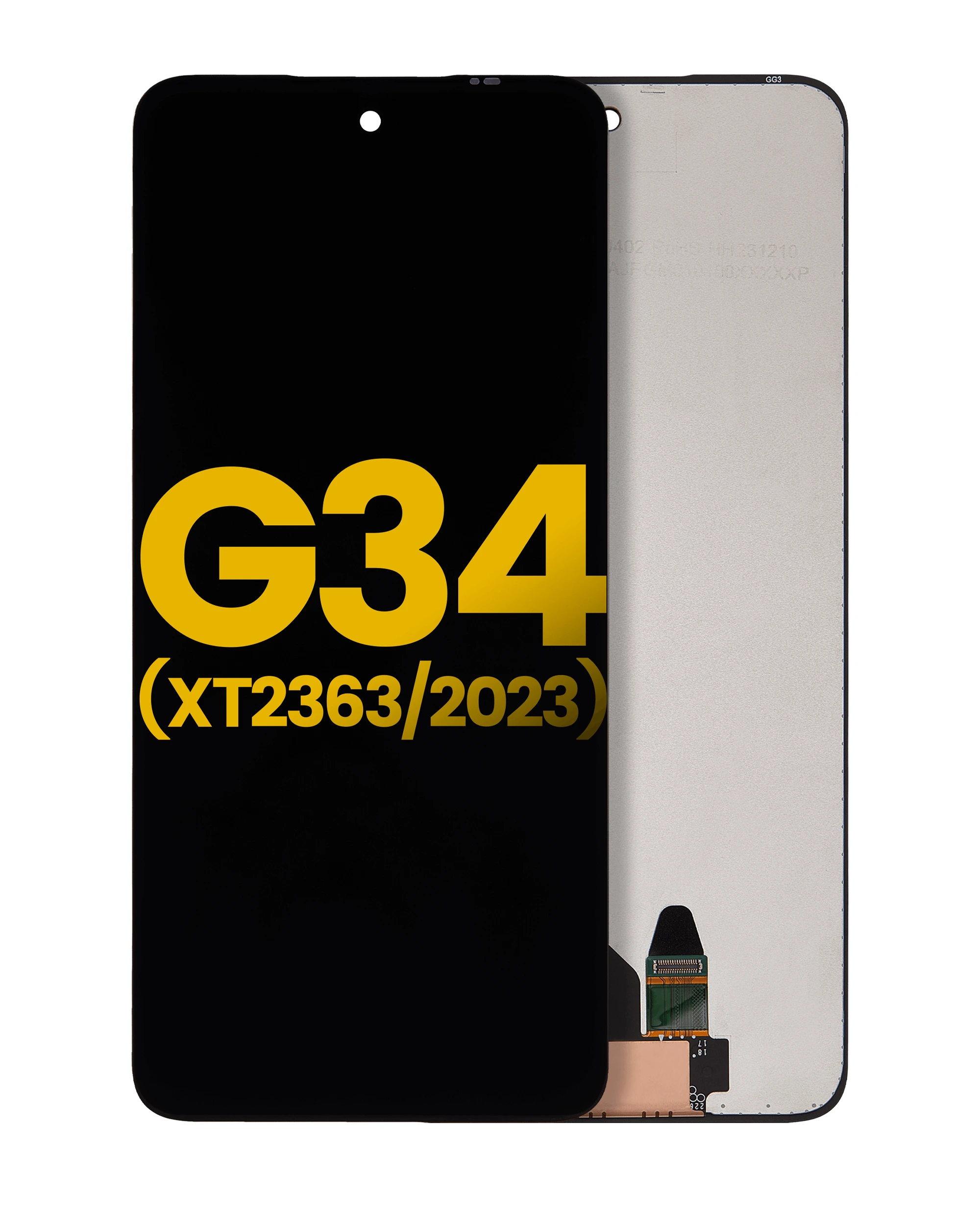 Display LCD completo senza Frame per Motorola Moto G34 (XT2363-2 / 2023) / G45 5G (XT2369 / 2024) (Refurbished) (tutti i colori)