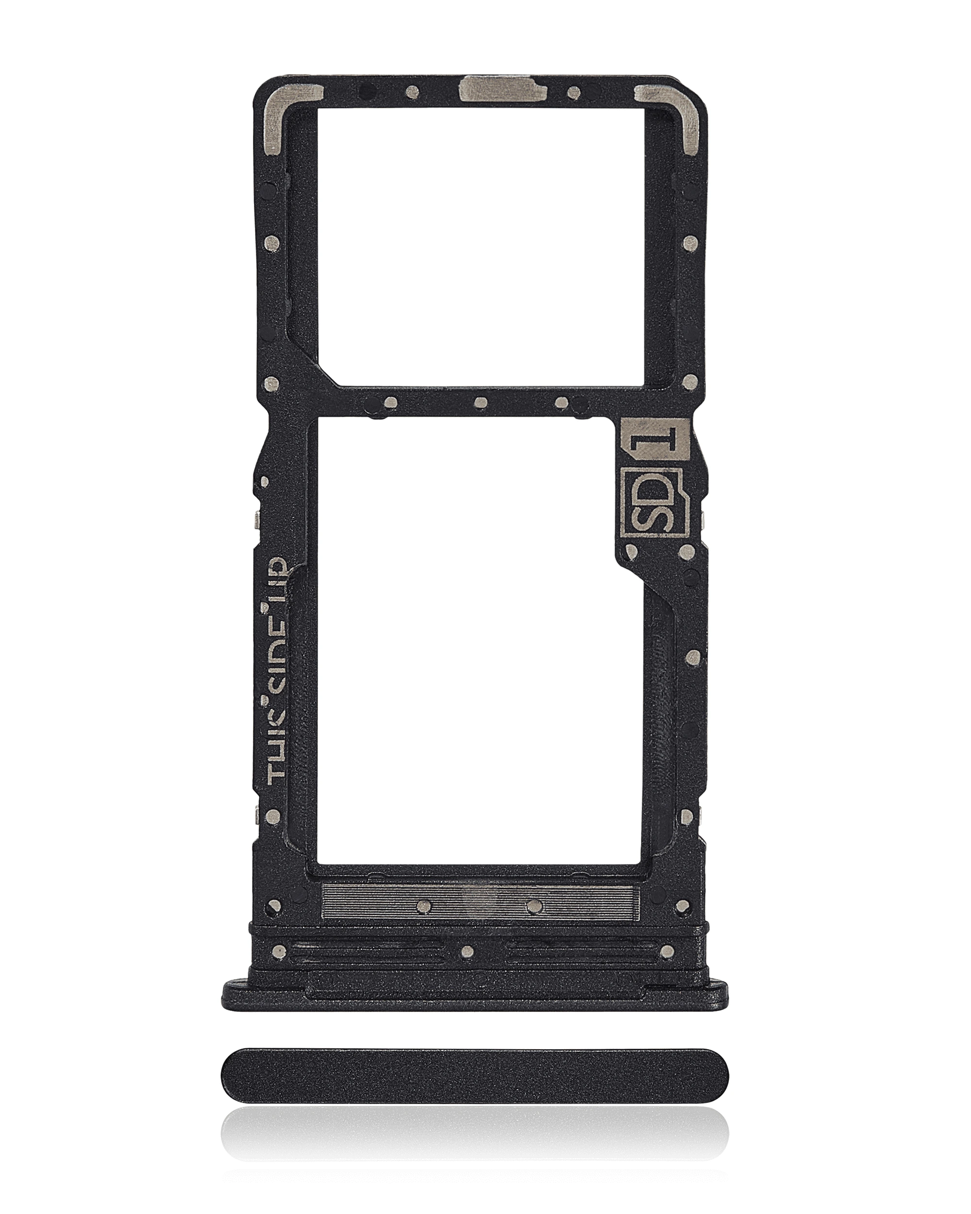 Carrellino SIM singola per Motorola Moto G34 (XT2363 /2023) (Charcoal Nero)