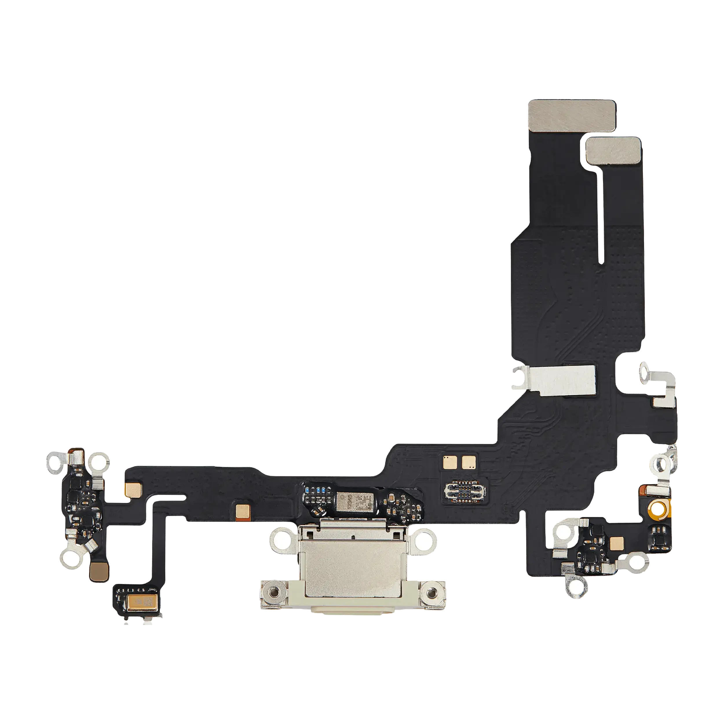 Flat connettore di ricarica per iPhone 15 (Aftermarket Plus) (Giallo)
