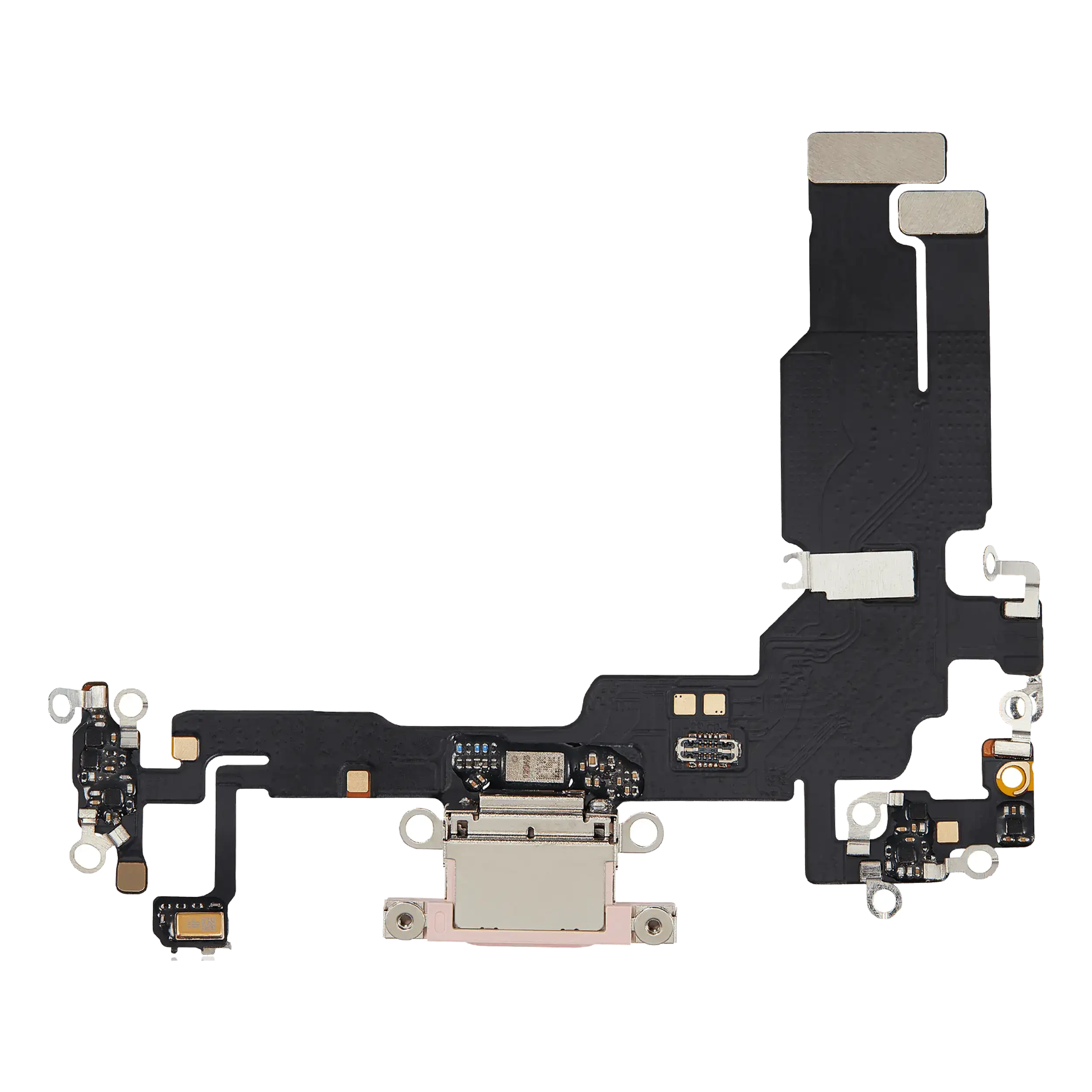 Flat connettore di ricarica per iPhone 15 (Aftermarket Plus) (Rosa)