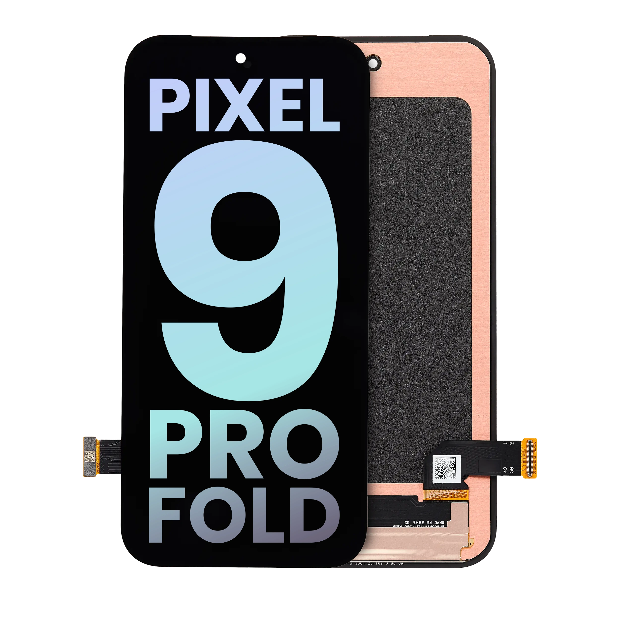 Outer Display OLED completo per Google Pixel 9 Pro Fold (Service Pack) (tutti i colori)