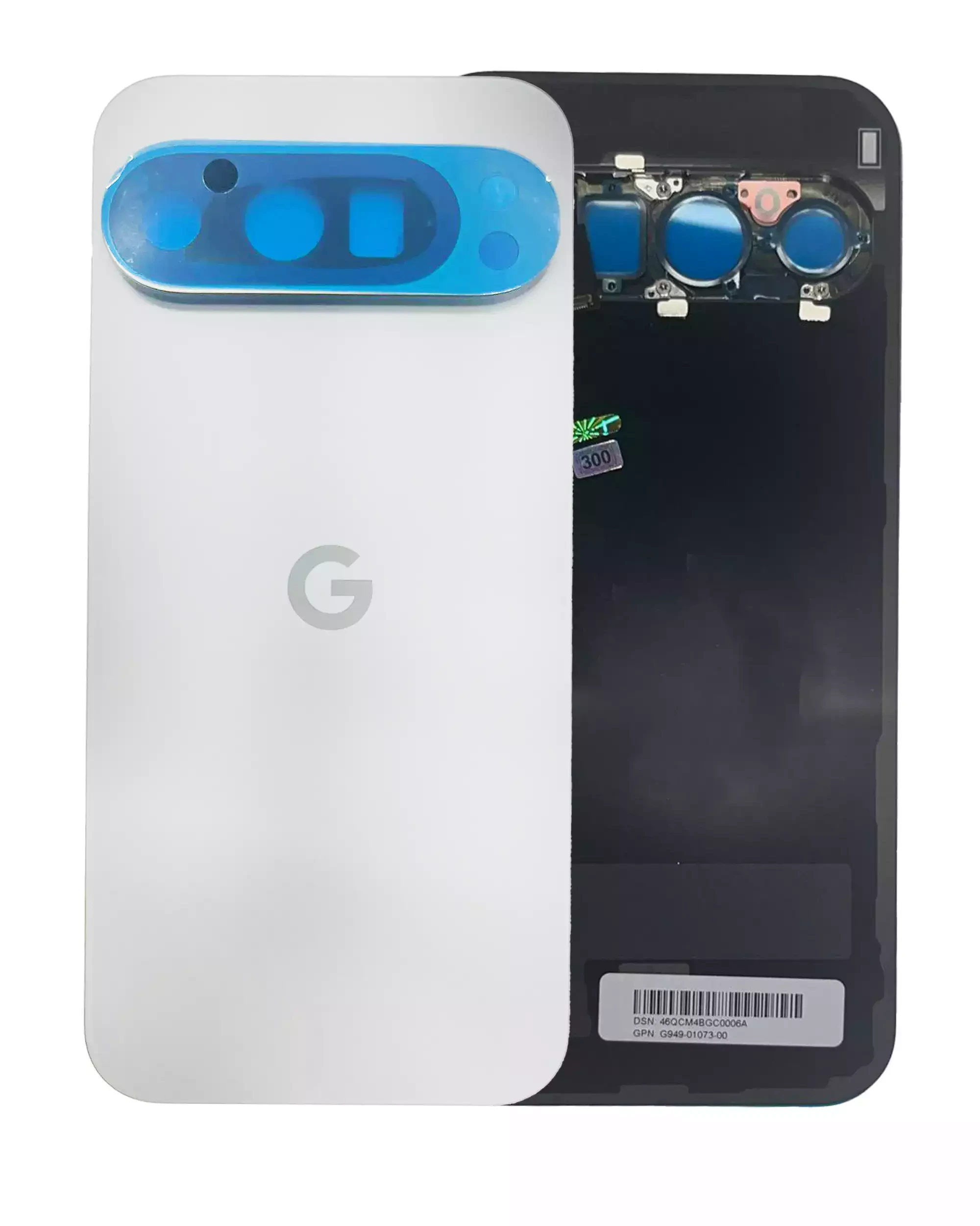 Cover posteriore per Google Pixel 9 Pro (Service Pack) (Porcelain)