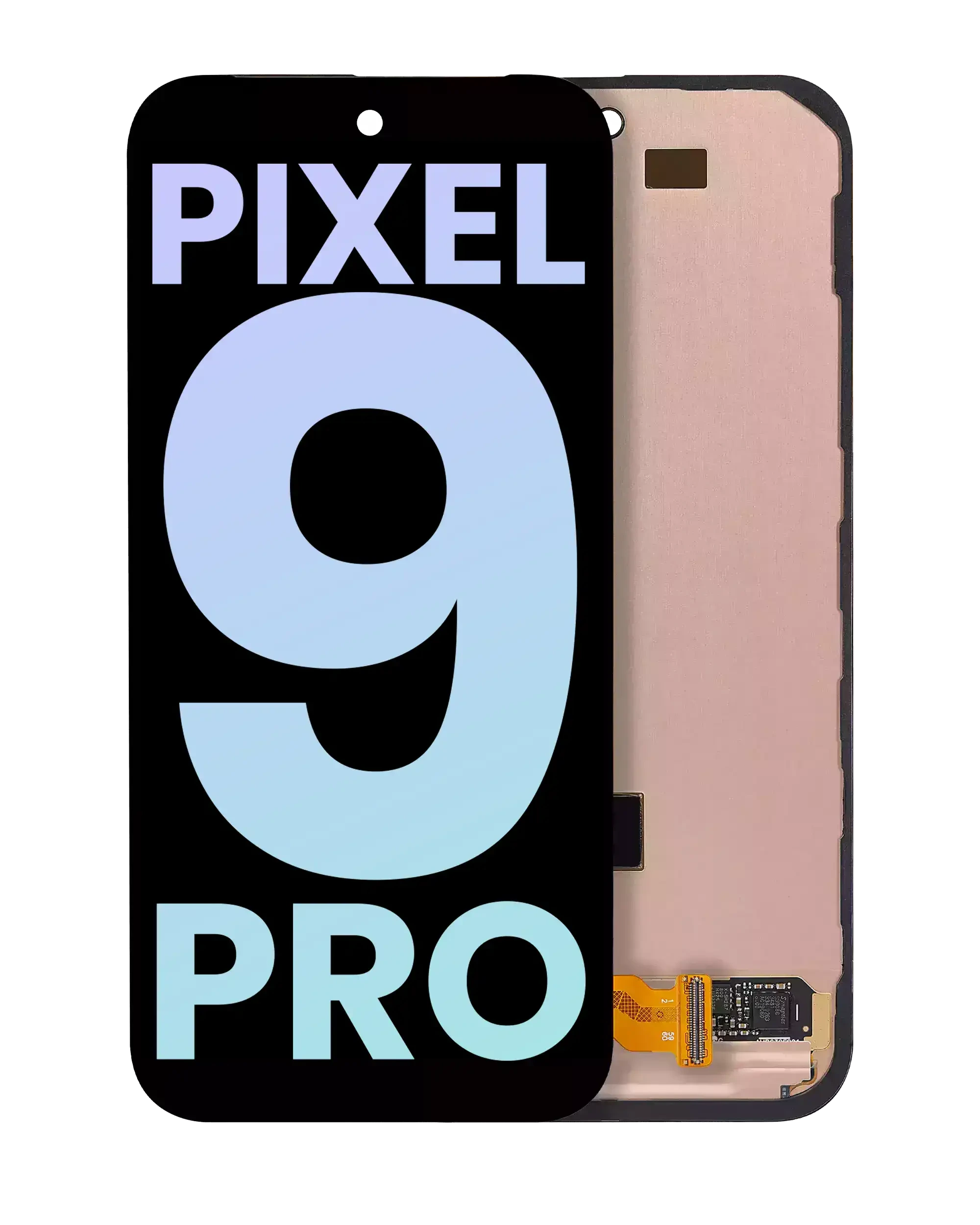 Display OLED completo con Frame (con Fingerprint Sensore) per Google Pixel 9 Pro (Service Pack) (tutti i colori)