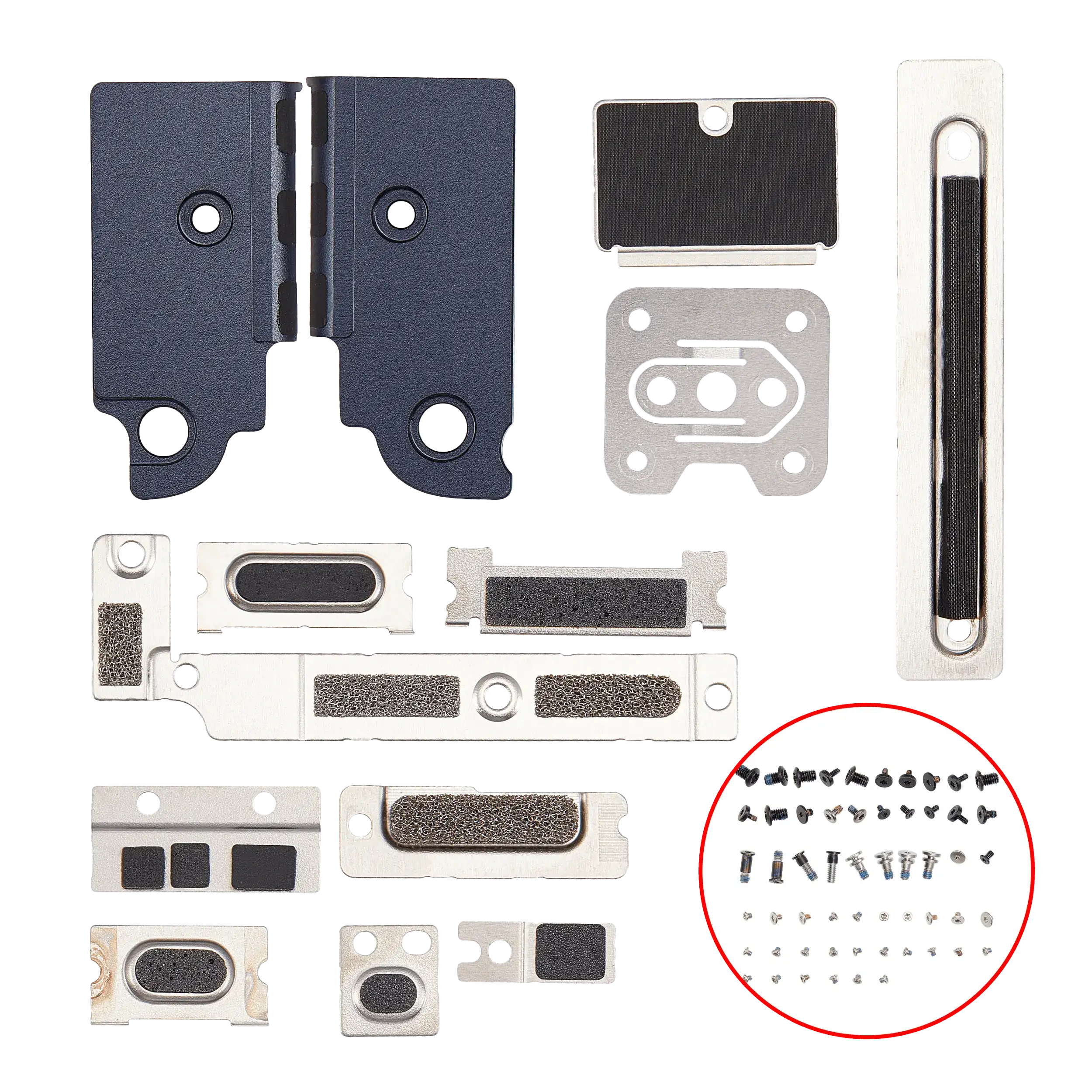 Full Set Small Metal staffa e Set viti per MacBook Air 13" (A2681 / Mid 2022)