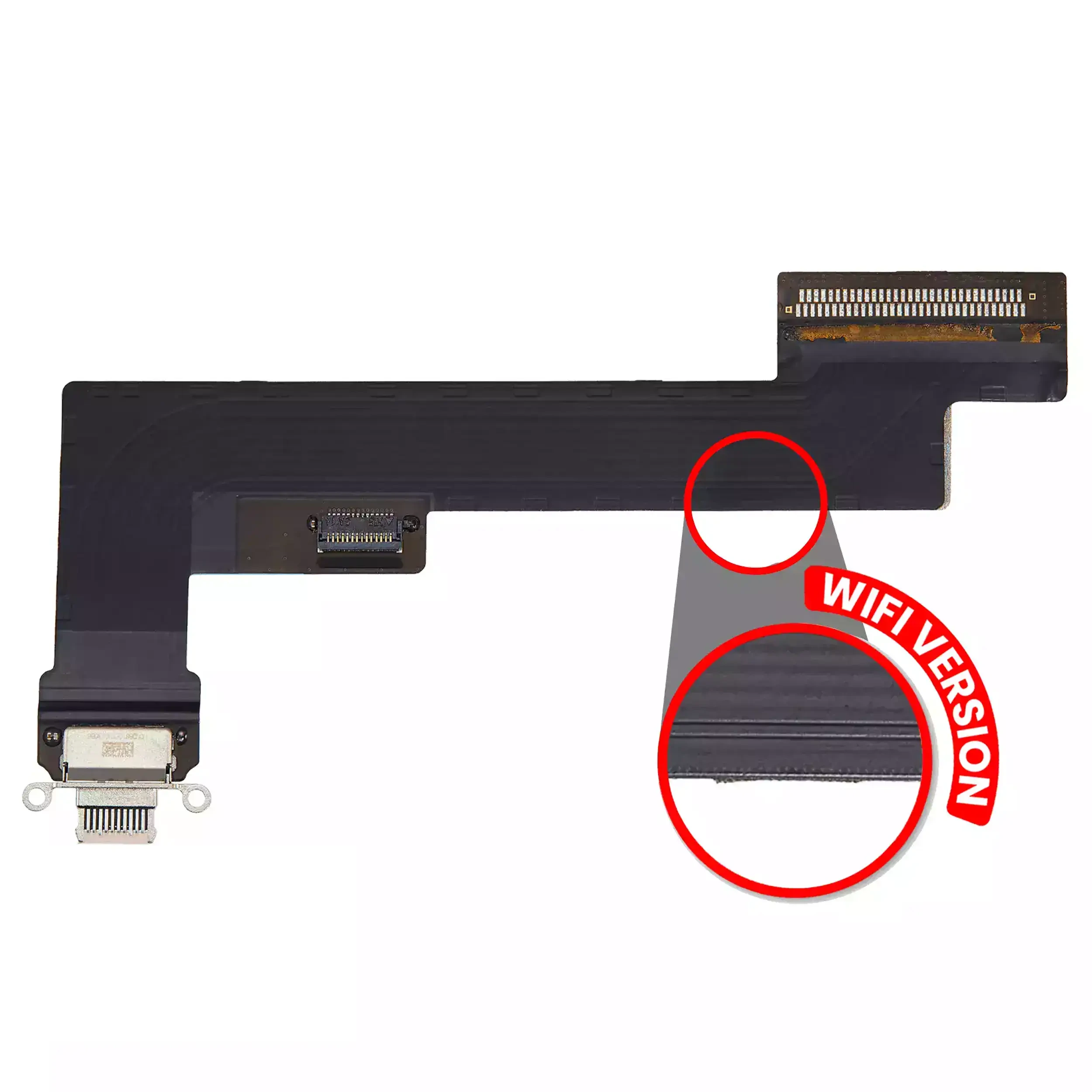 Flat connettore di ricarica per iPad Air 4 (solo WiFi) (Used Service Pack Pull: grado A) (Oro rosa)