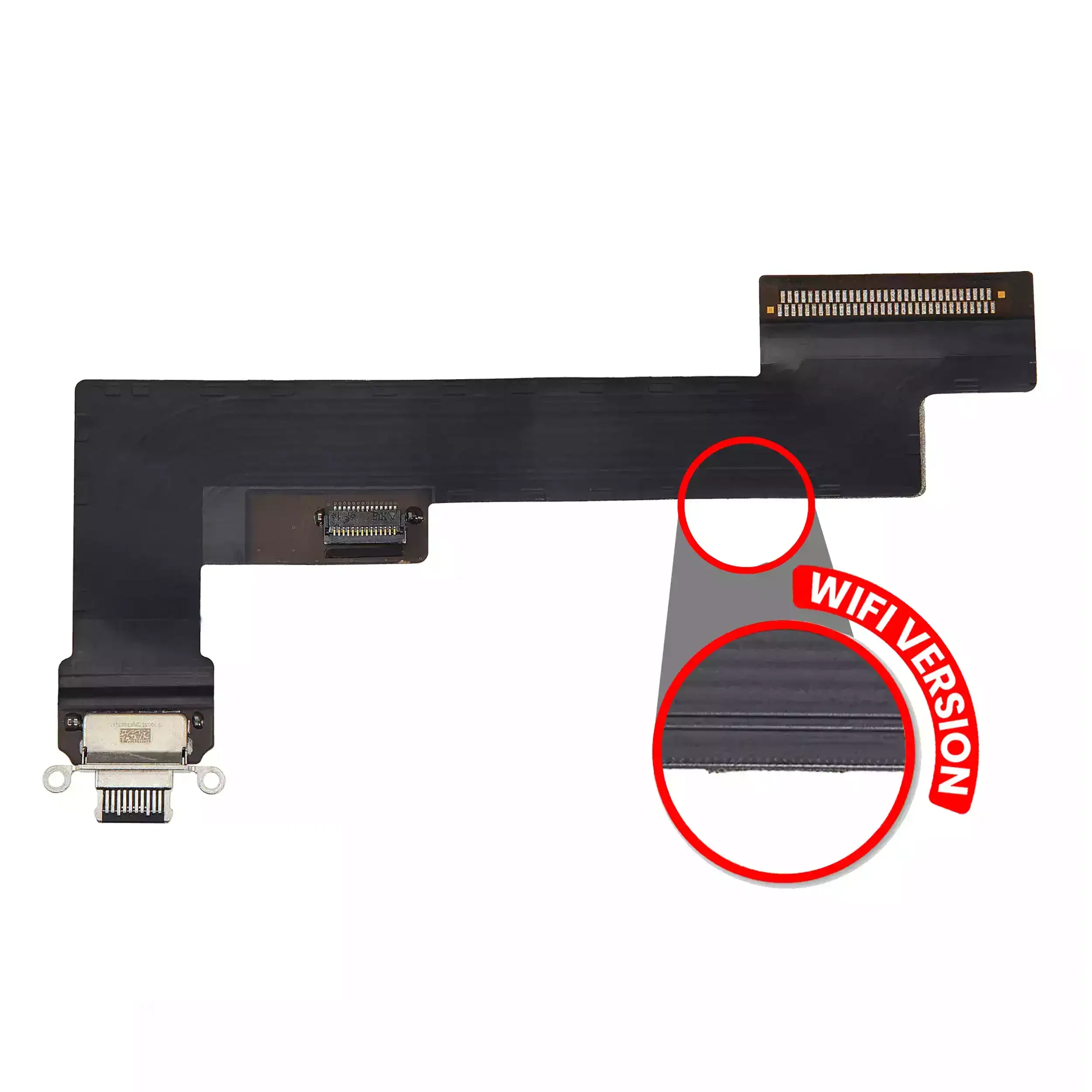 Flat connettore di ricarica per iPad Air 4 (solo WiFi) (Used Service Pack Pull: grado A) (Nero)