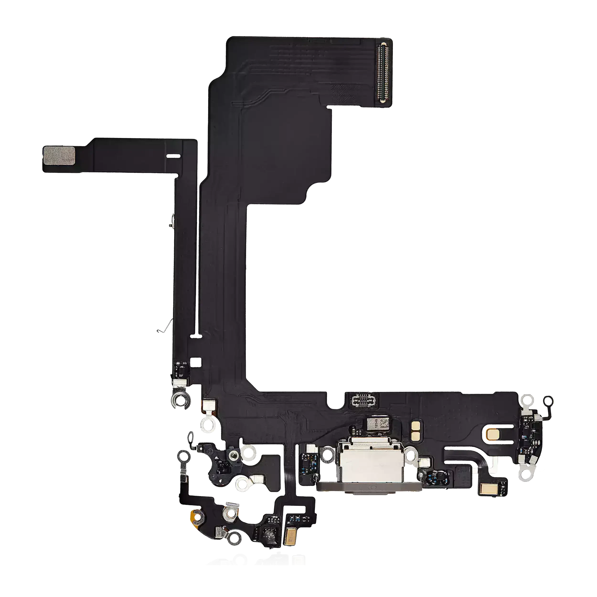 Flat connettore di ricarica per iPhone 15 Pro (Aftermarket Plus) (Titanio naturale)