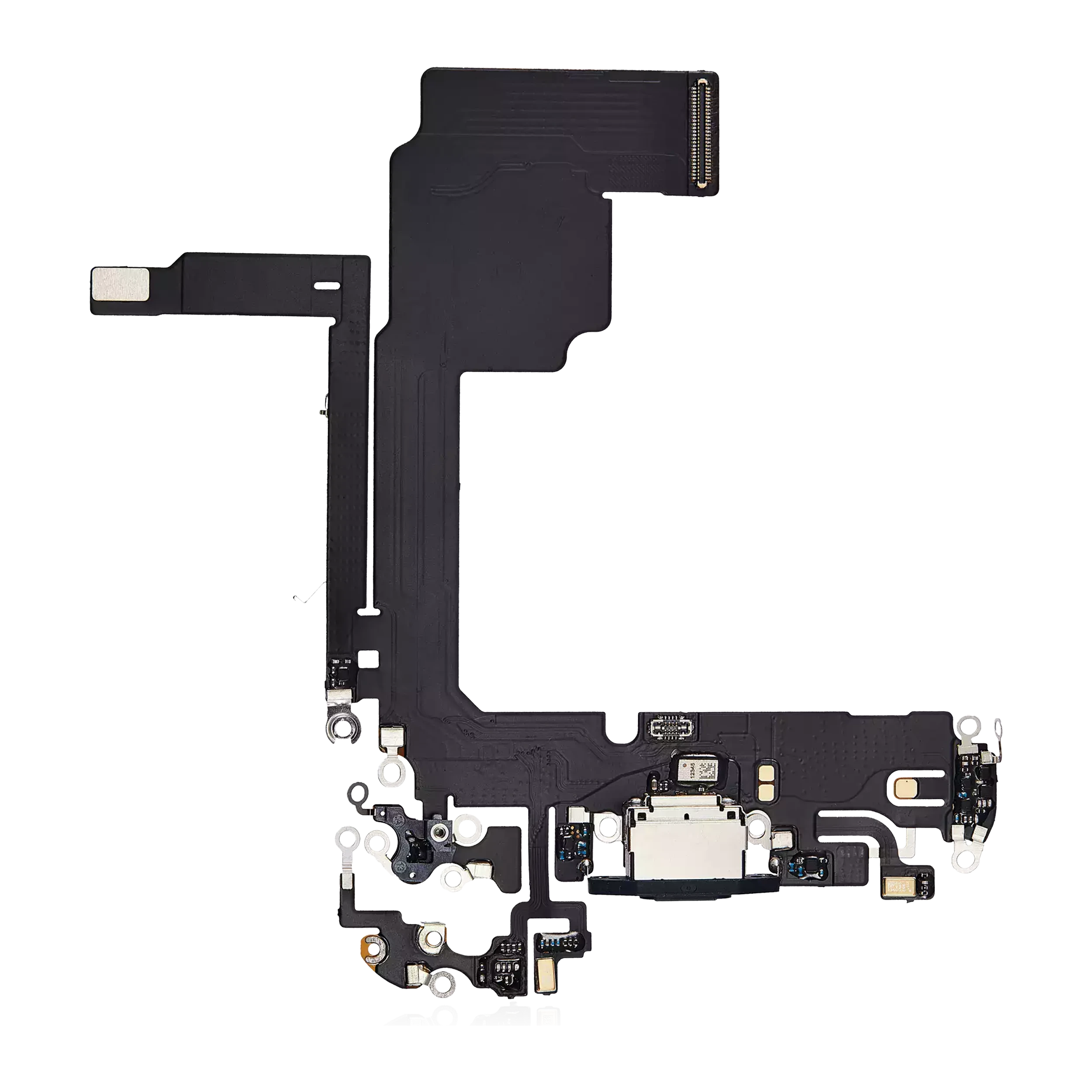 Flat connettore di ricarica per iPhone 15 Pro (Aftermarket Plus) (Titanio blu)