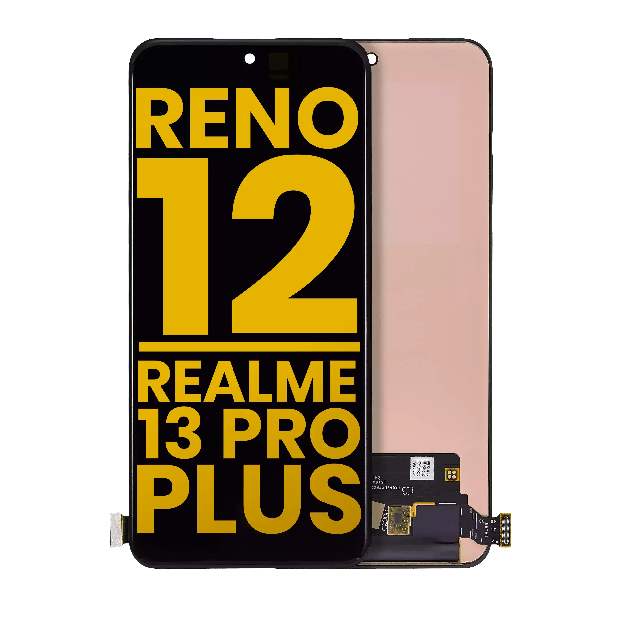 Display OLED completo senza Frame per OPPO Reno 12 / Realme 13 Pro / Realme 13 Pro Plus (Refurbished) (tutti i colori)