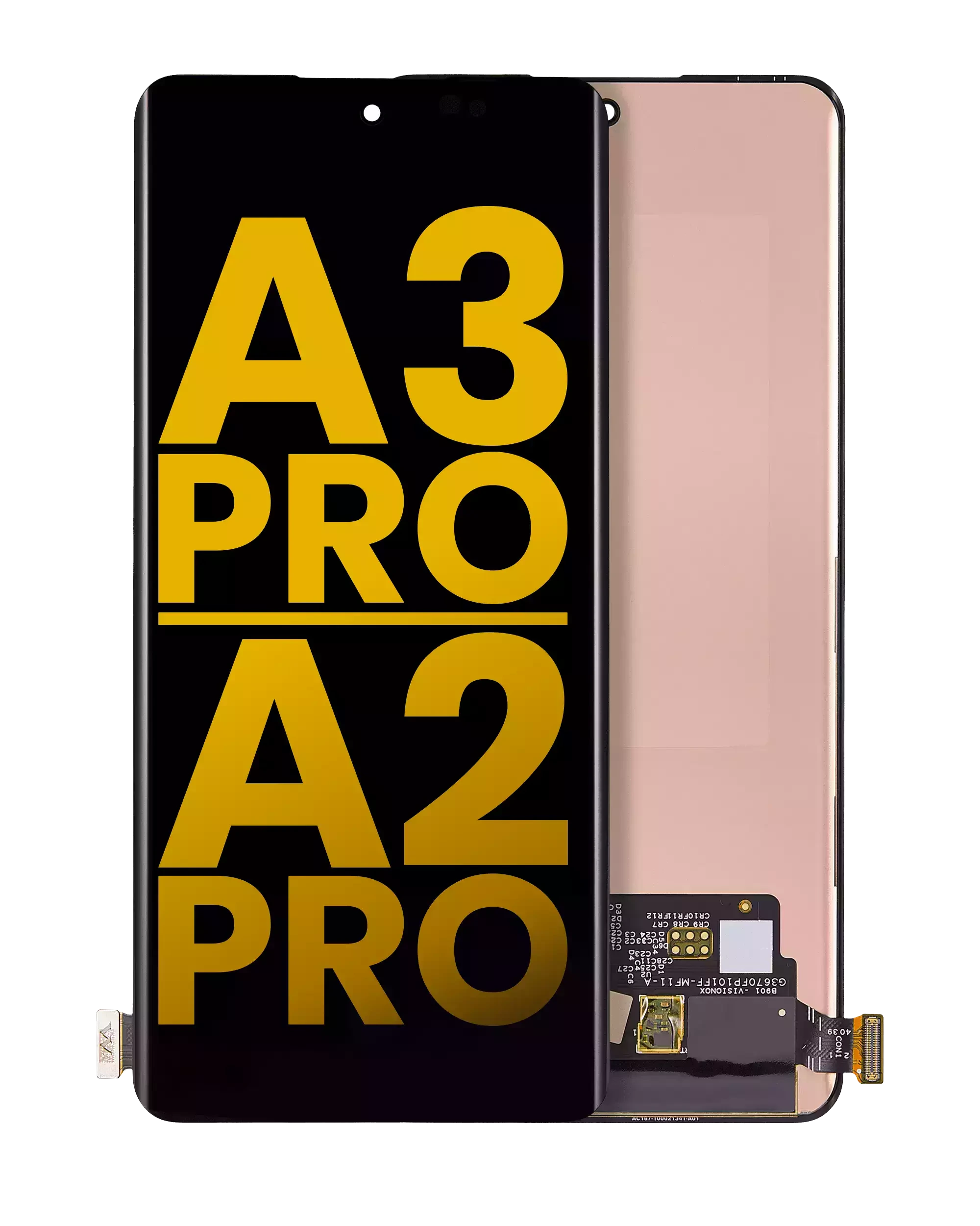 Display OLED completo senza Frame compatibile per OPPO A2 Pro (Refurbished) (tutti i colori)