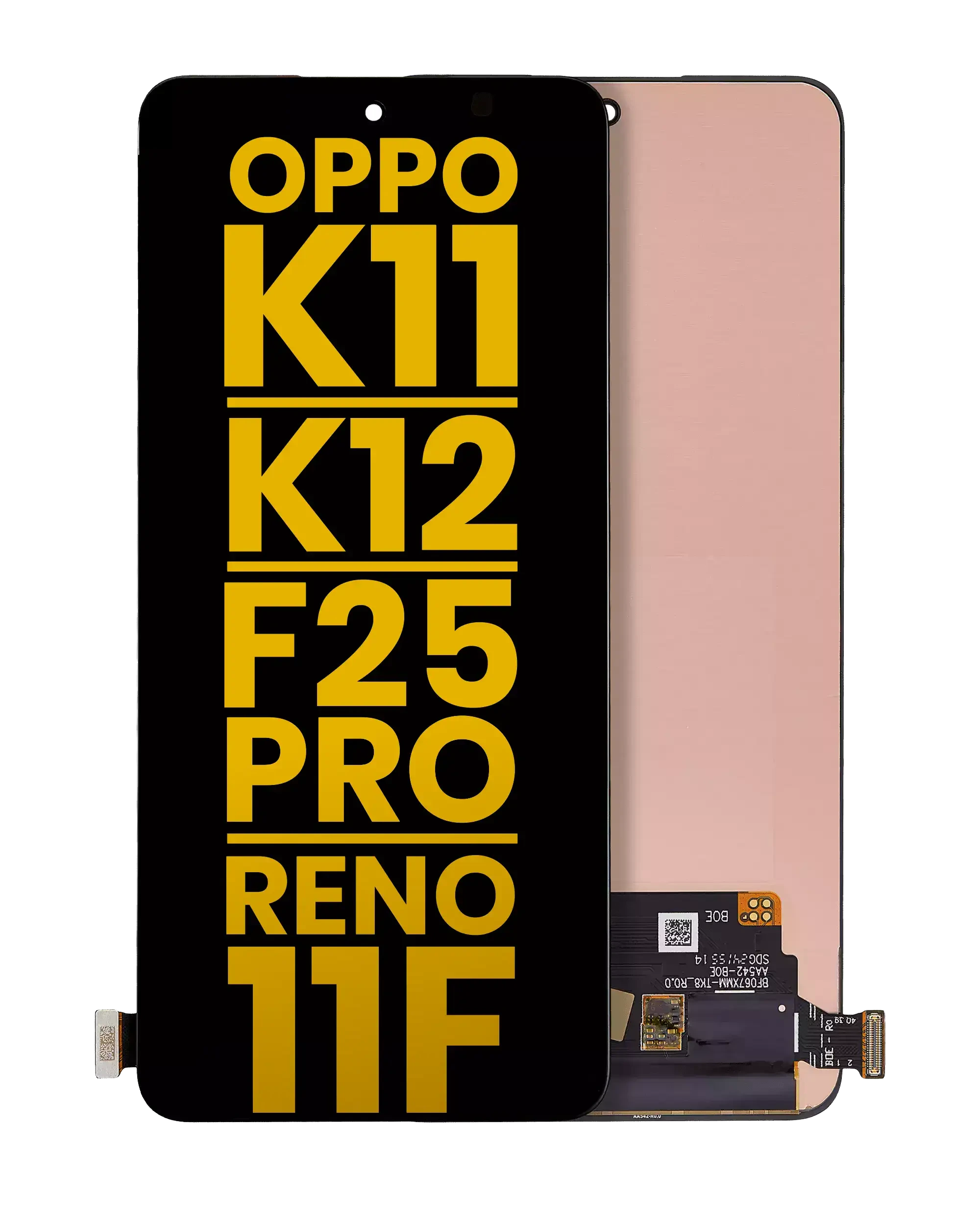 Display OLED completo senza Frame per OPPO K11 / K12 / F25 Pro / Reno 11F (Refurbished) (tutti i colori)