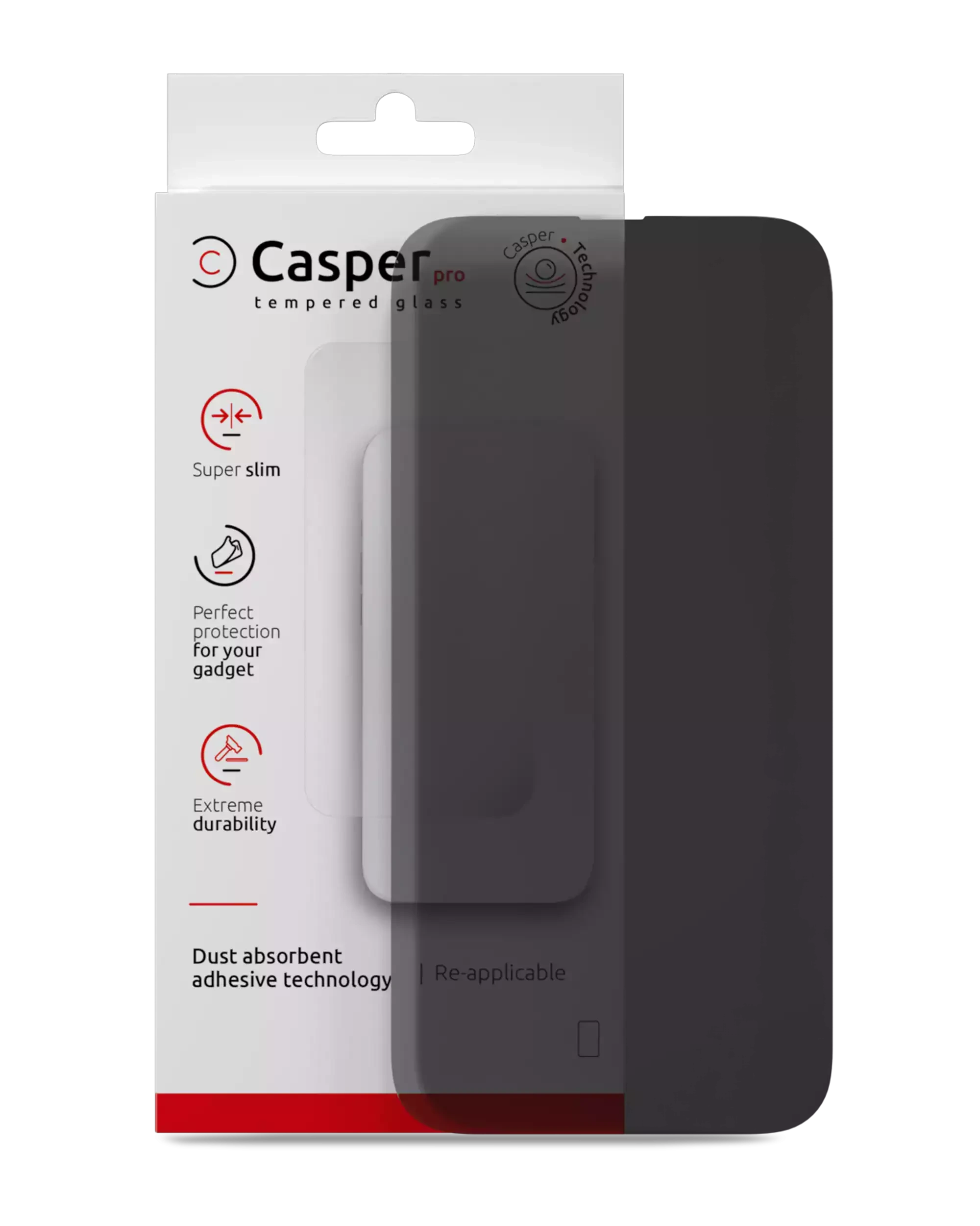 Pro Vetro temperato per iPhone 16 Pro Max / 17 Pro Max (confezione retail) (Privacy)