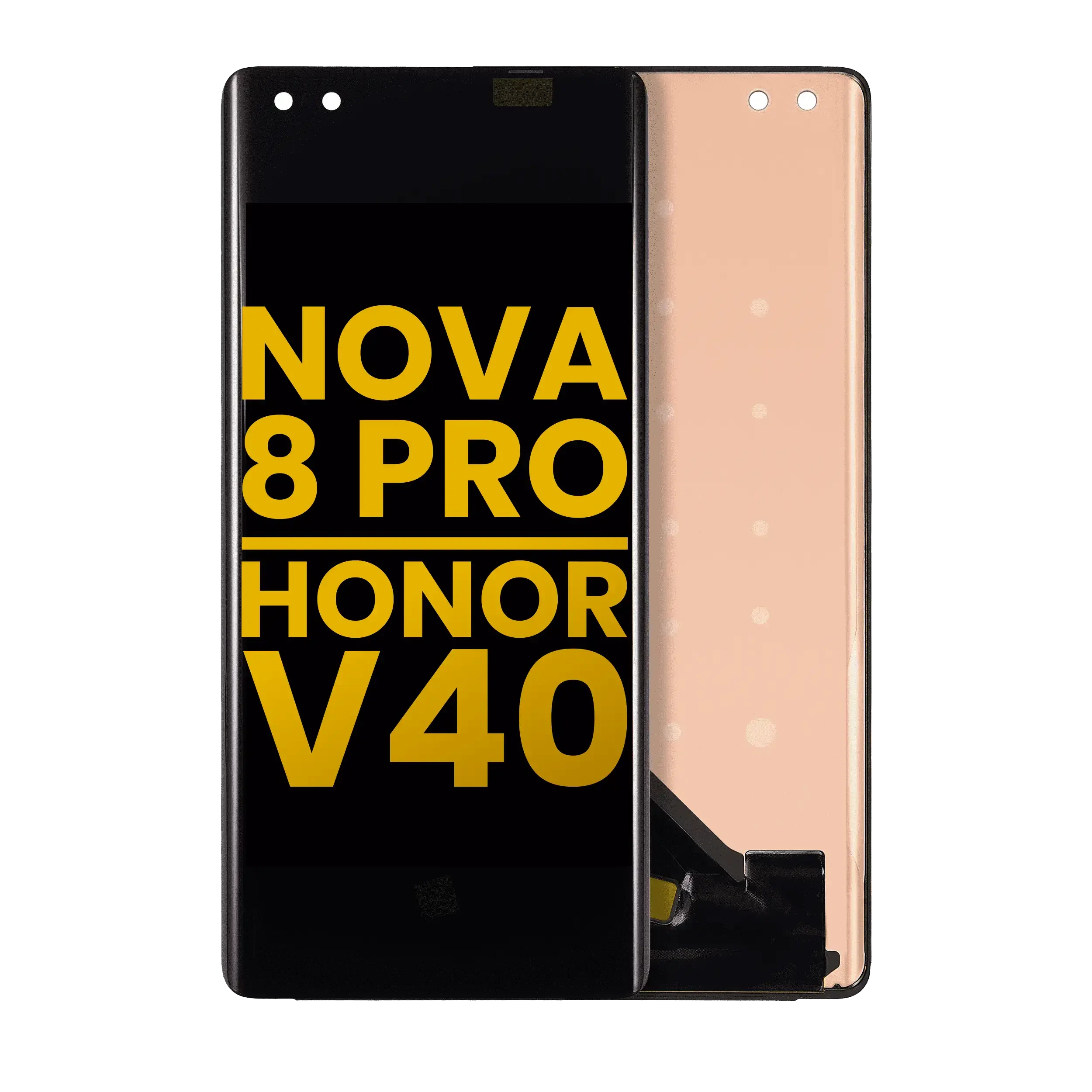 Display OLED completo senza Frame per Huawei Nova 8 Pro 4G / Nova 8 Pro 5G / Honor V40 (Refurbished) (tutti i colori)