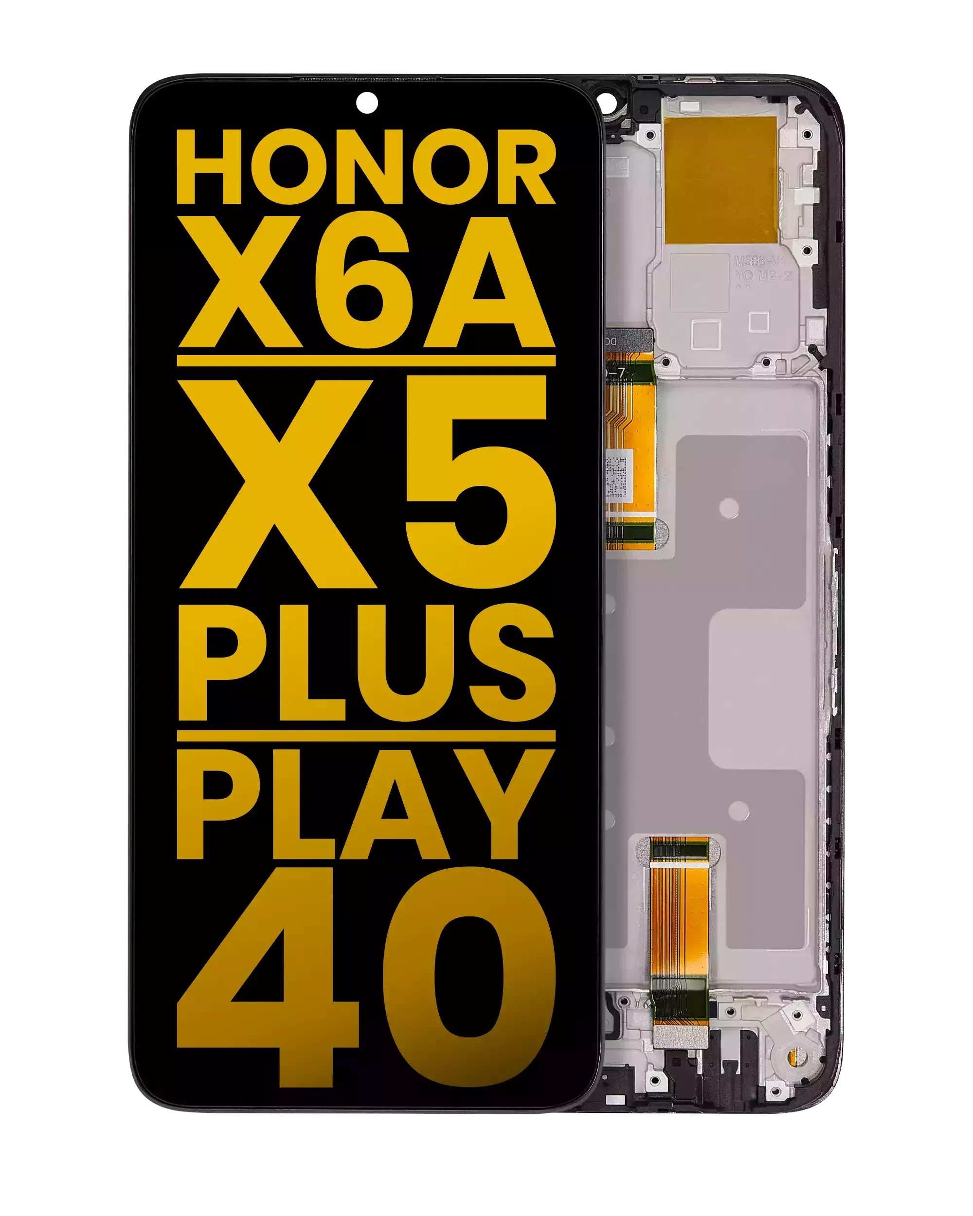 Display LCD completo con Frame per Honor X6A / X5 Plus / Play 40 (Refurbished) (tutti i colori)