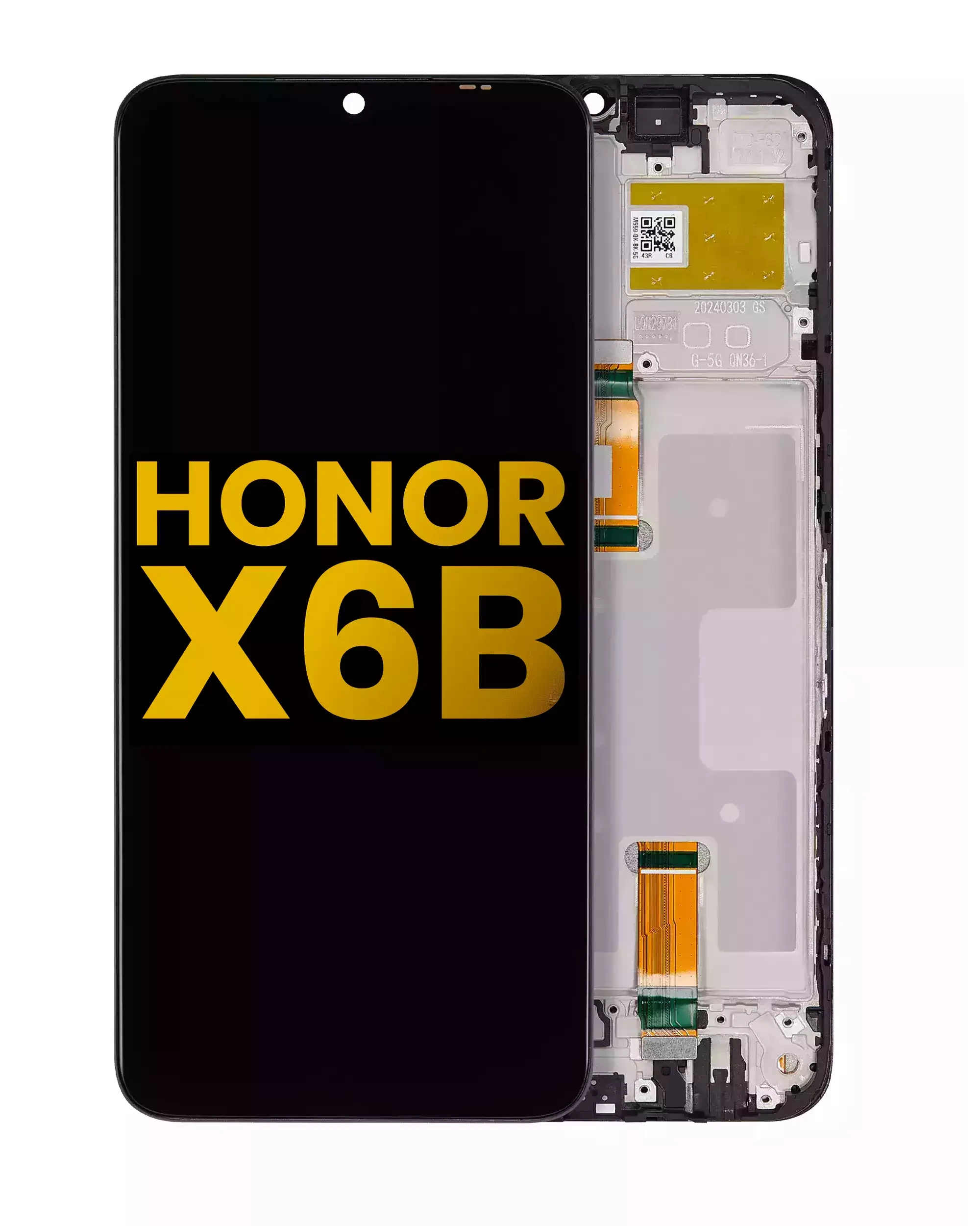 Display LCD completo con Frame per Honor X6B (Refurbished) (tutti i colori)