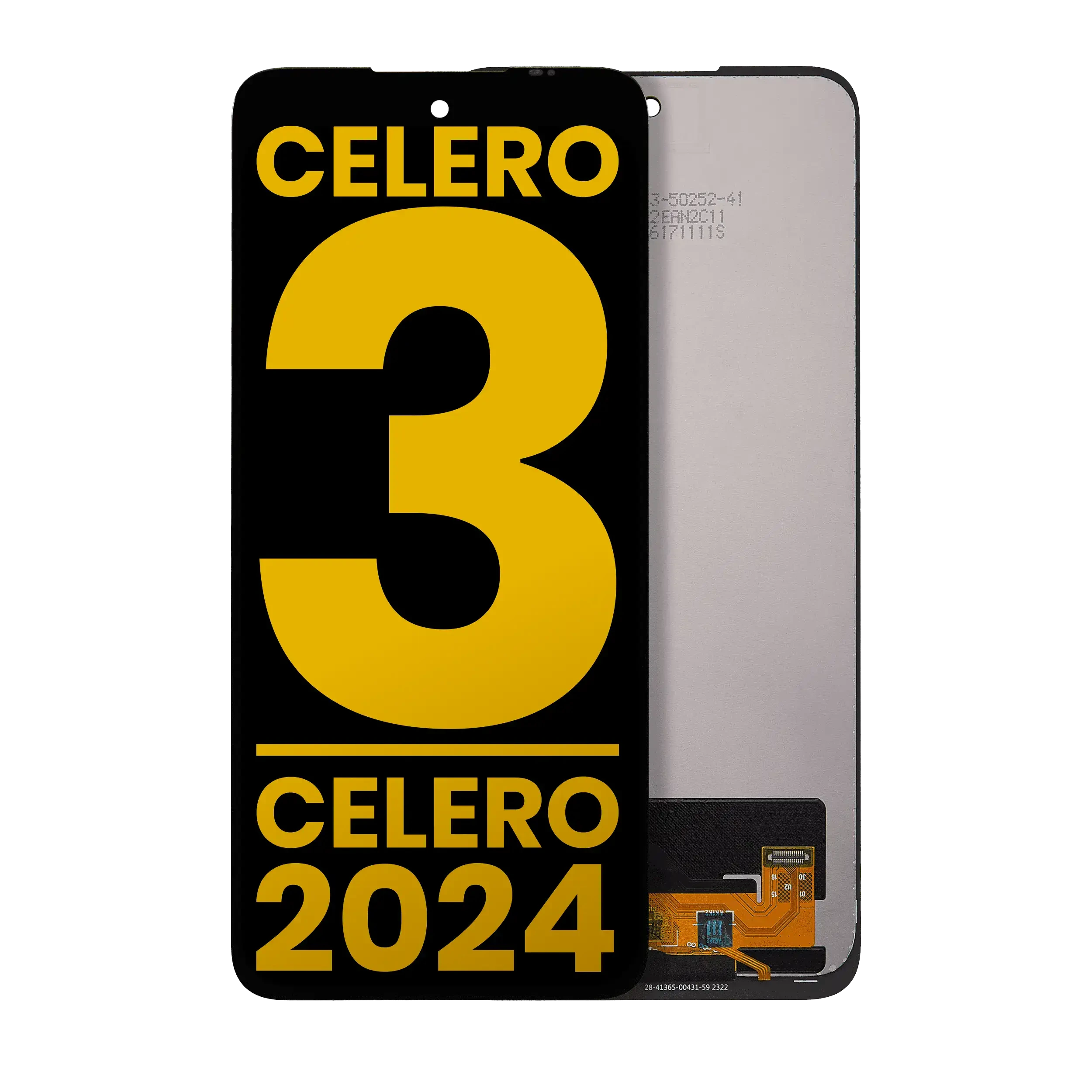 Display LCD completo senza Frame per Boost Mobile Celero 3 5G / Celero 5G 2024 (Refurbished) (tutti i colori)
