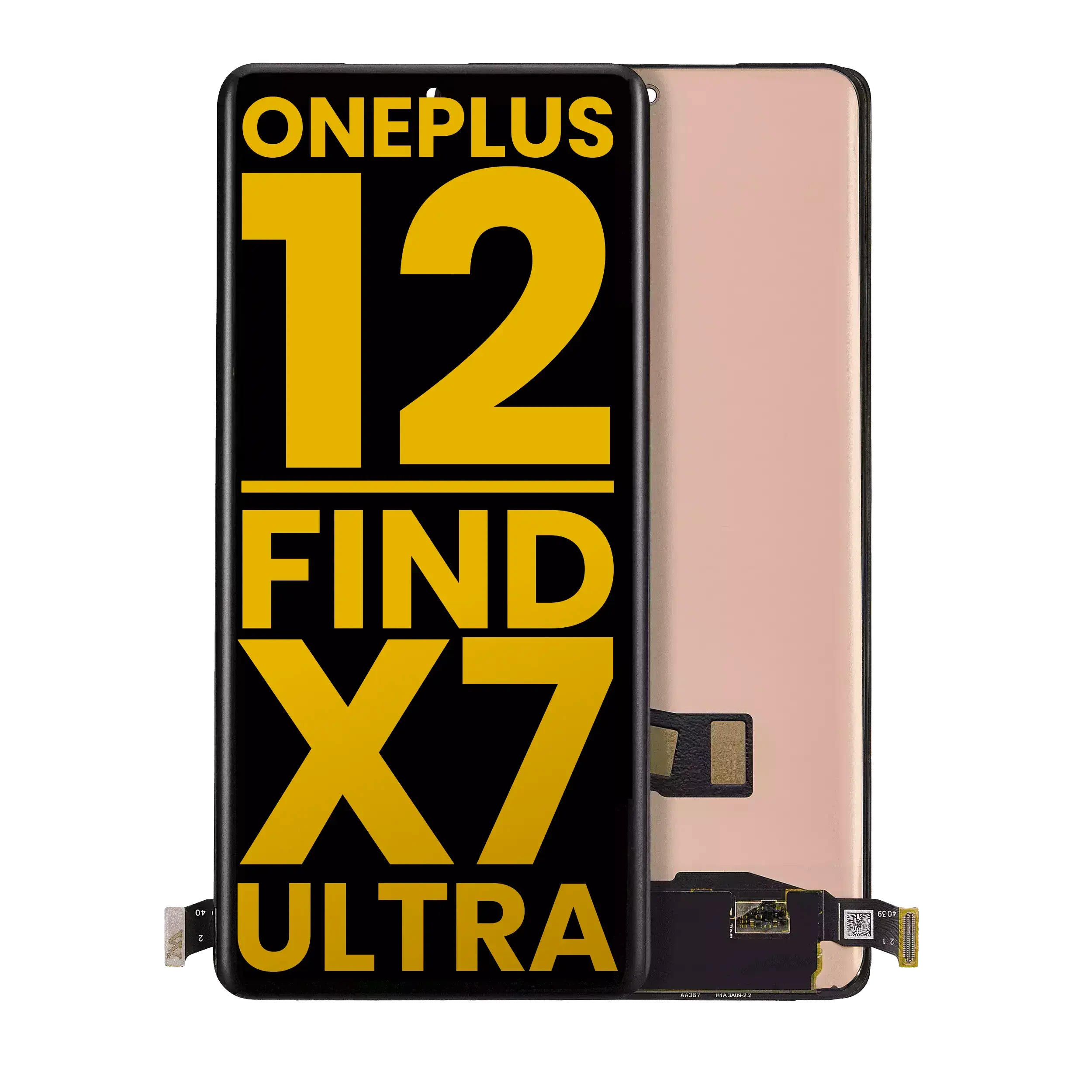 Display OLED completo senza Frame per OnePlus 12 5G / Oppo Find X7 Ultra (Refurbished) (tutti i colori)