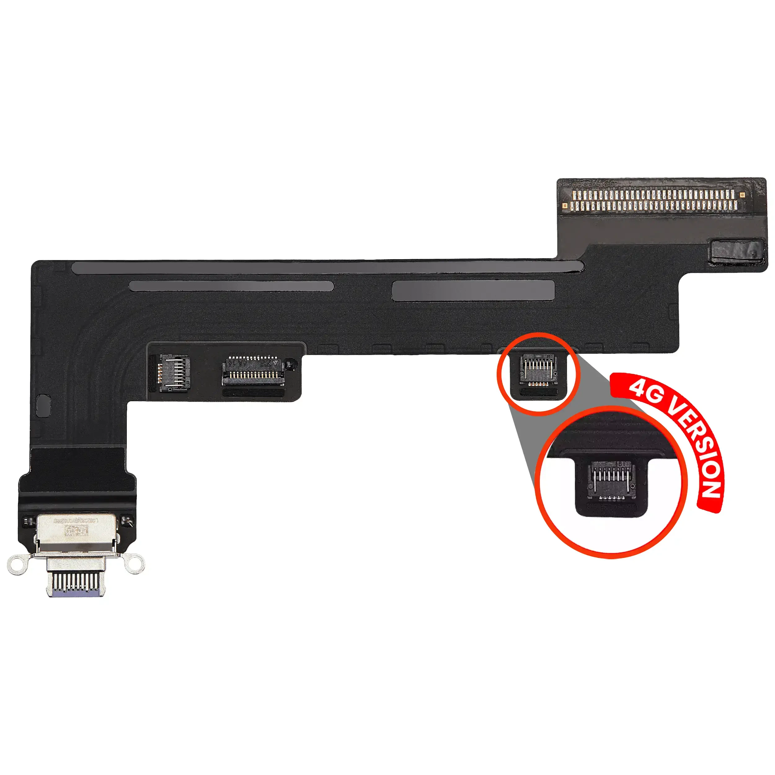 Flat connettore di ricarica per iPad Air 5 (Cellular) (Used Service Pack Pull: grado A) (Viola)