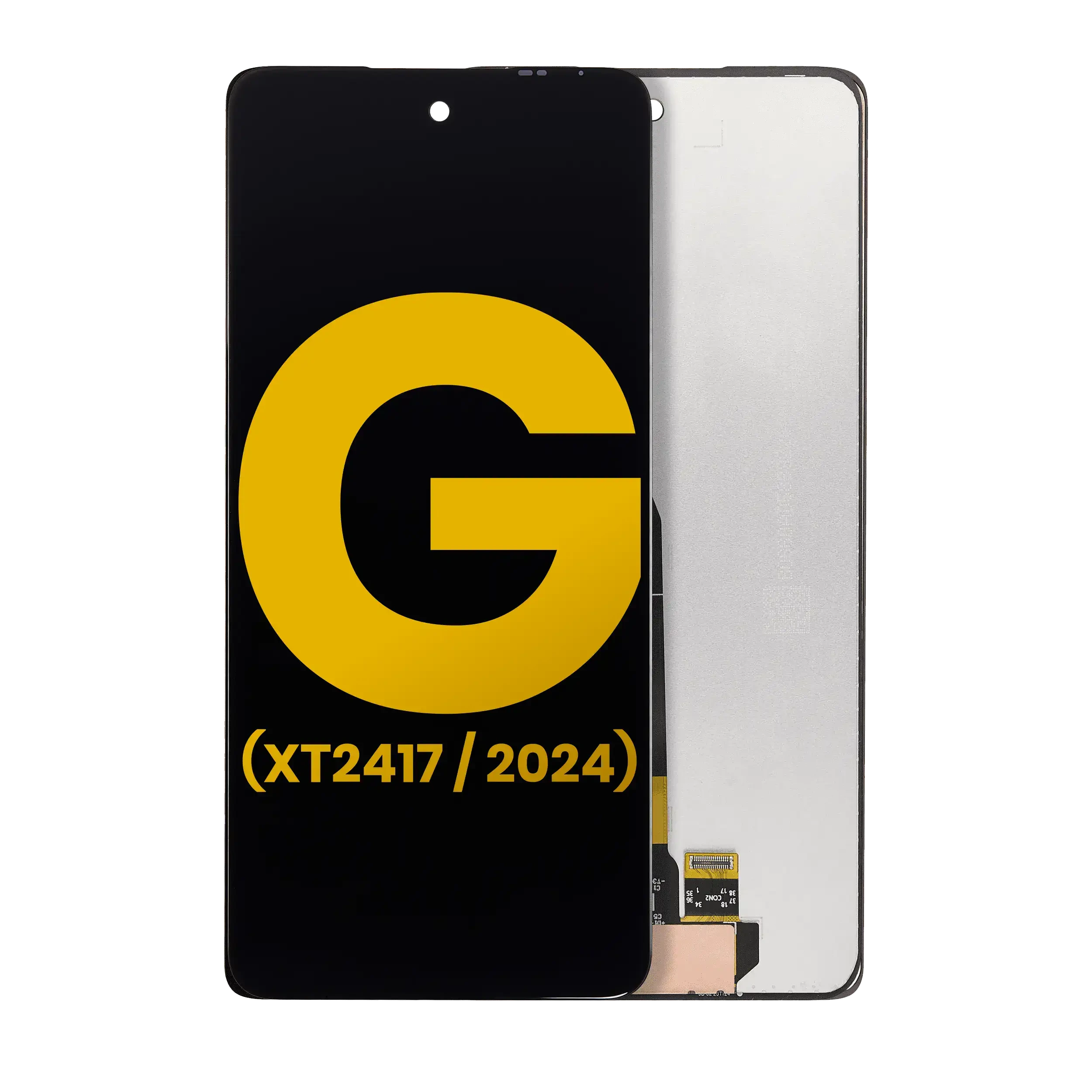 Display LCD completo senza Frame per Motorola Moto G 5G (XT2417 / 2024) (Refurbished) (tutti i colori)