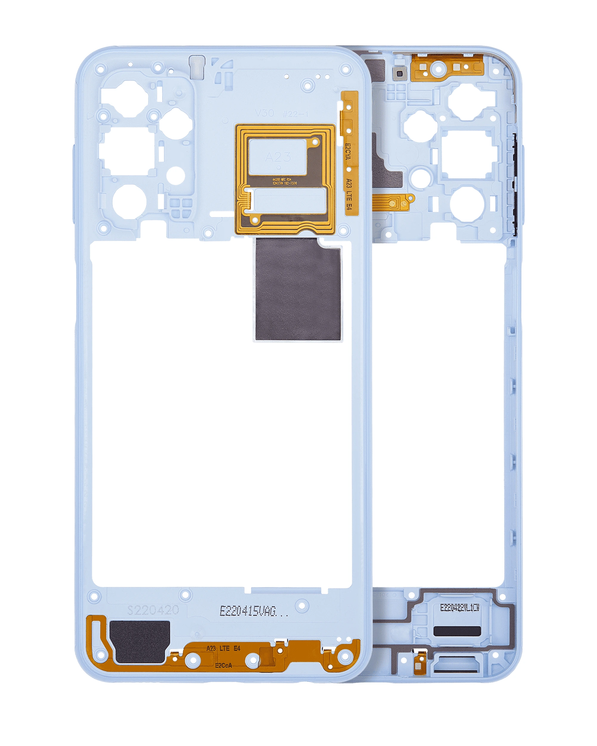 Frame centrale per Samsung Galaxy A23 (A235 / 2022) (Blu)