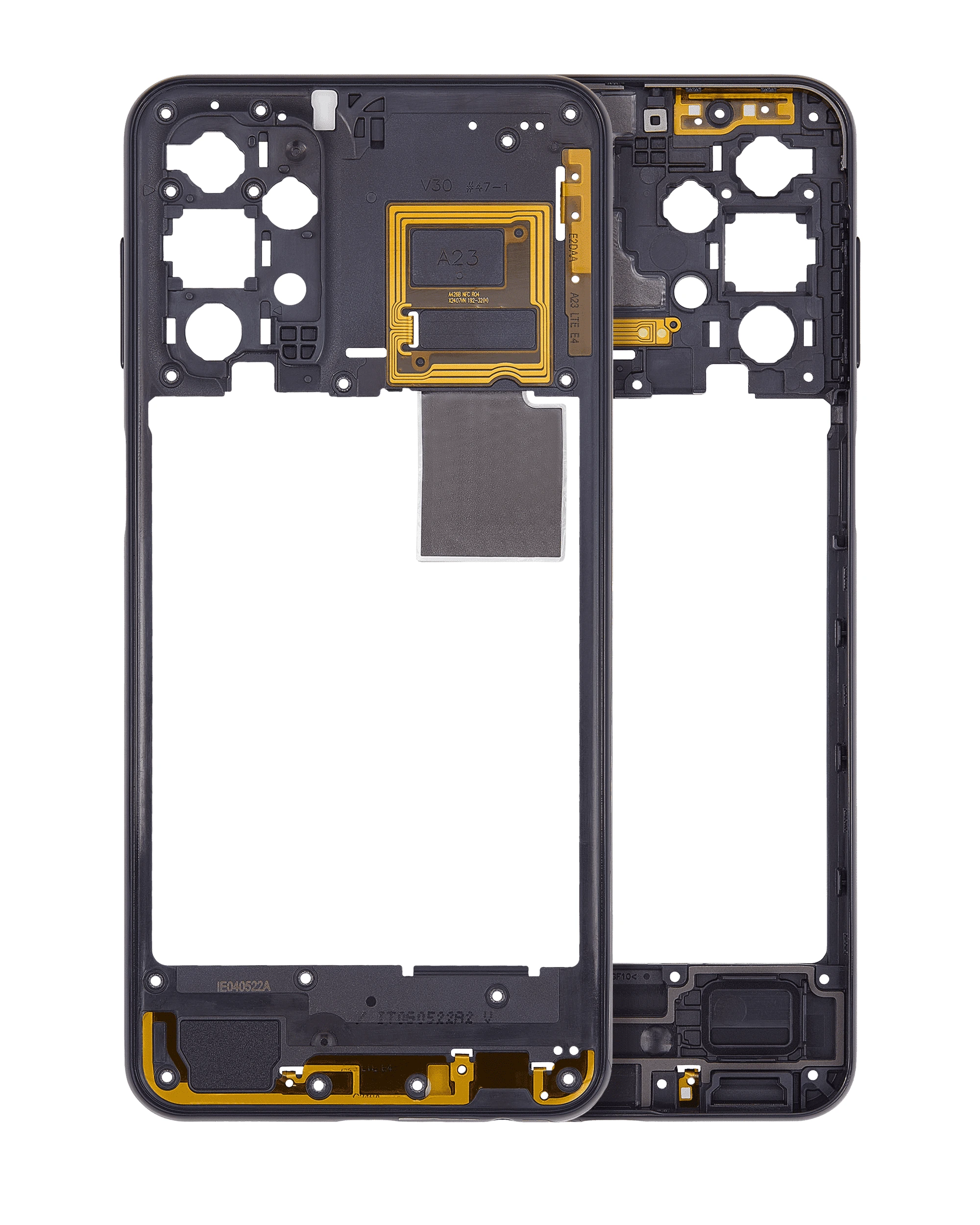 Frame centrale per Samsung Galaxy A23 (A235 / 2022) (Nero)