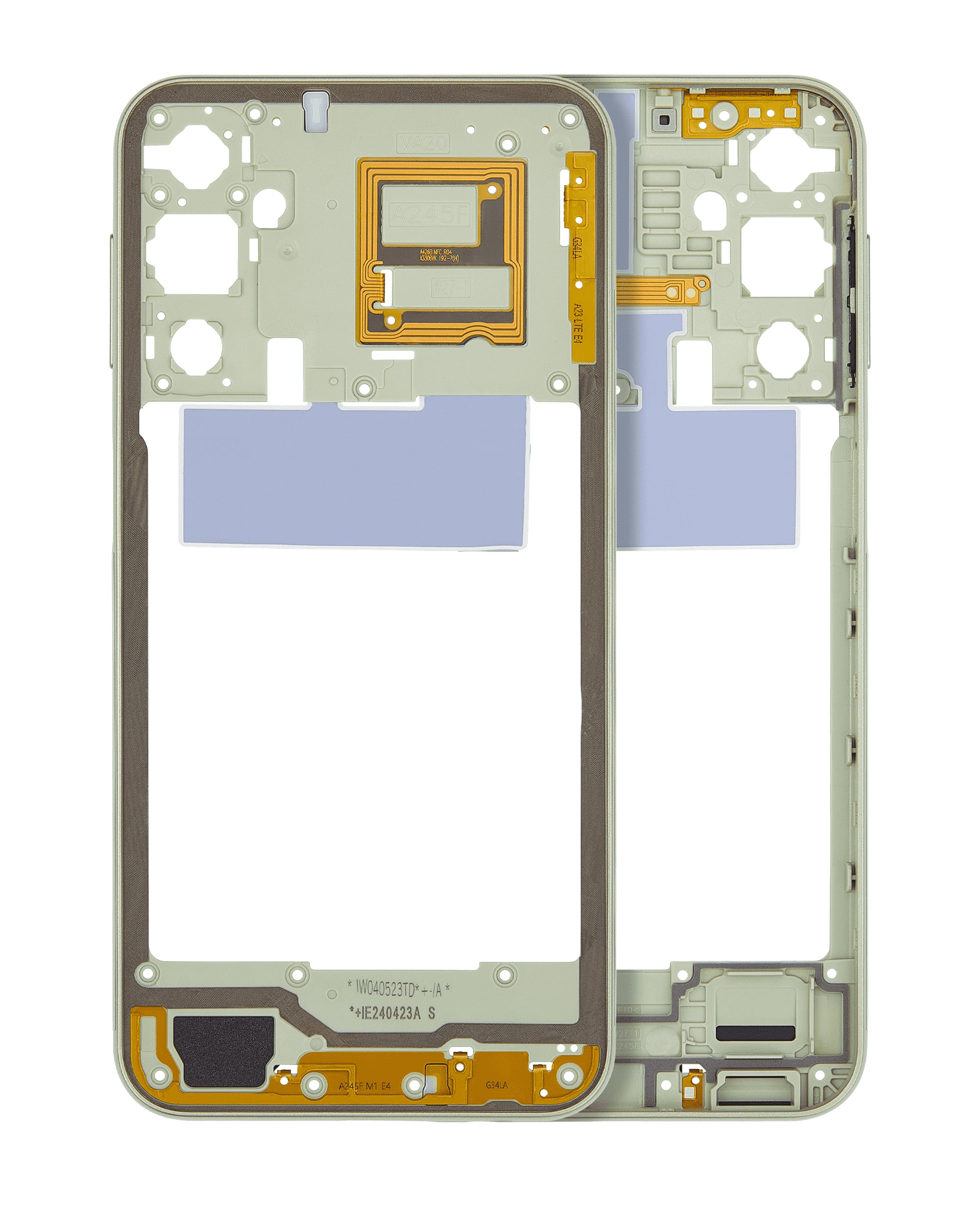 Frame centrale per Samsung Galaxy A24 4G (A245 / 2023) (Lime Verde)