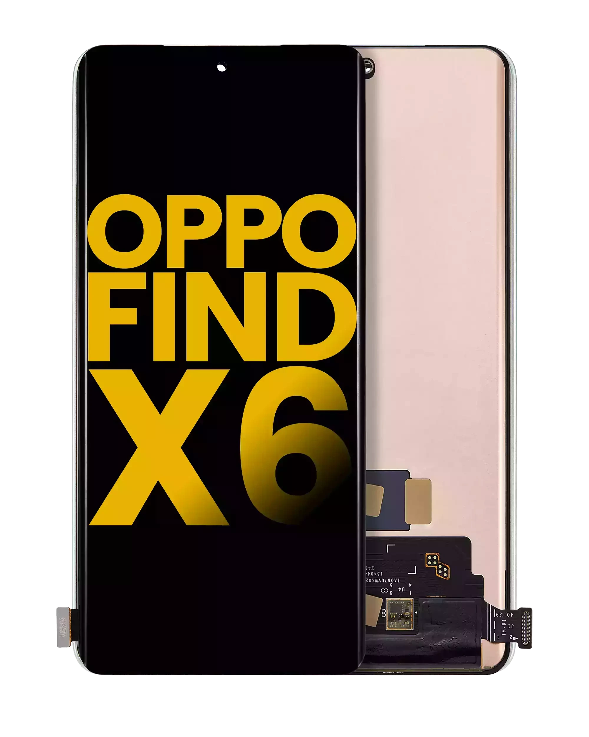 Display OLED completo senza Frame per Oppo Find X6 (Refurbished) (tutti i colori)