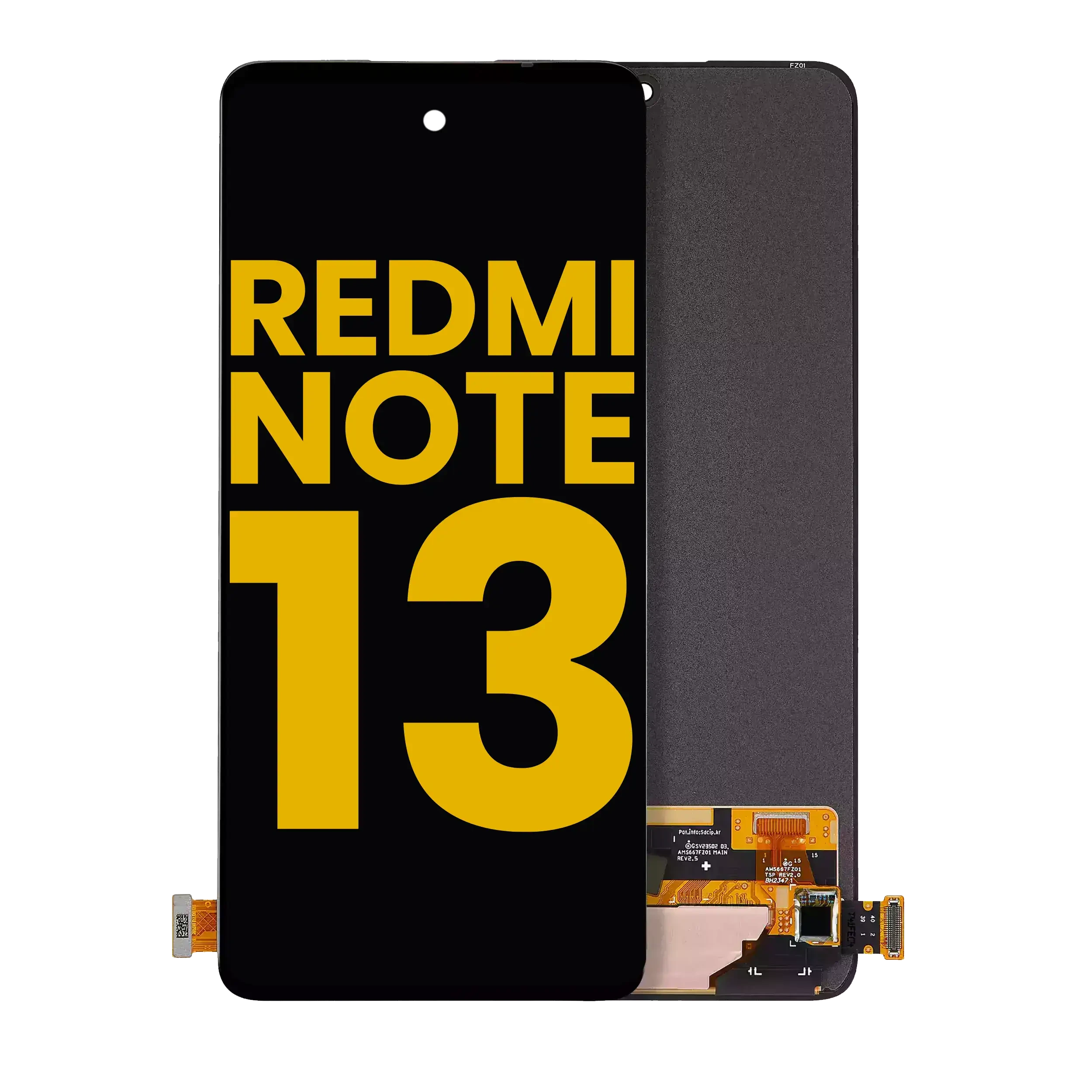 Display OLED completo senza Frame per Xiaomi Redmi Note 13 4G (Refurbished) (tutti i colori)