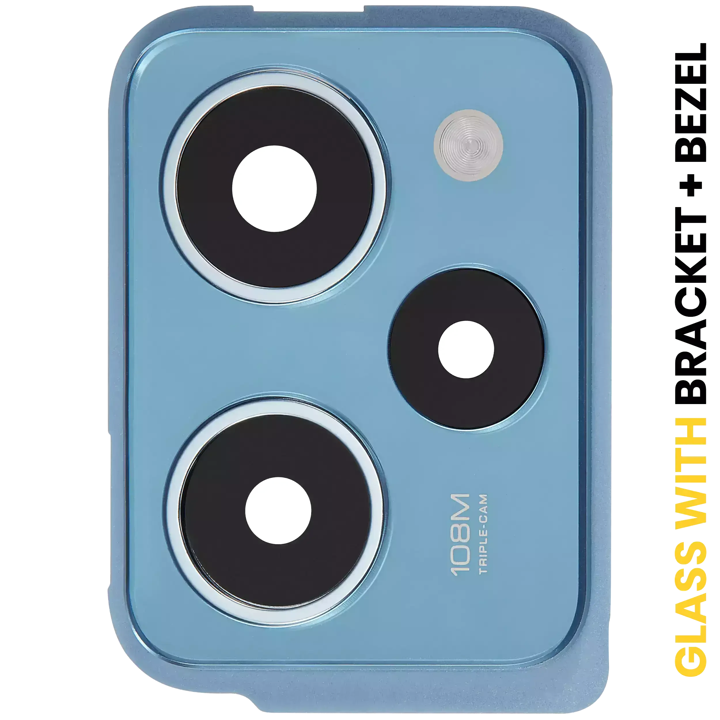 Lente fotocamera posteriore con staffa / Cornice per Xiaomi Redmi Note 12 Pro Speed (Blu) / Poco X5 Pro 5G