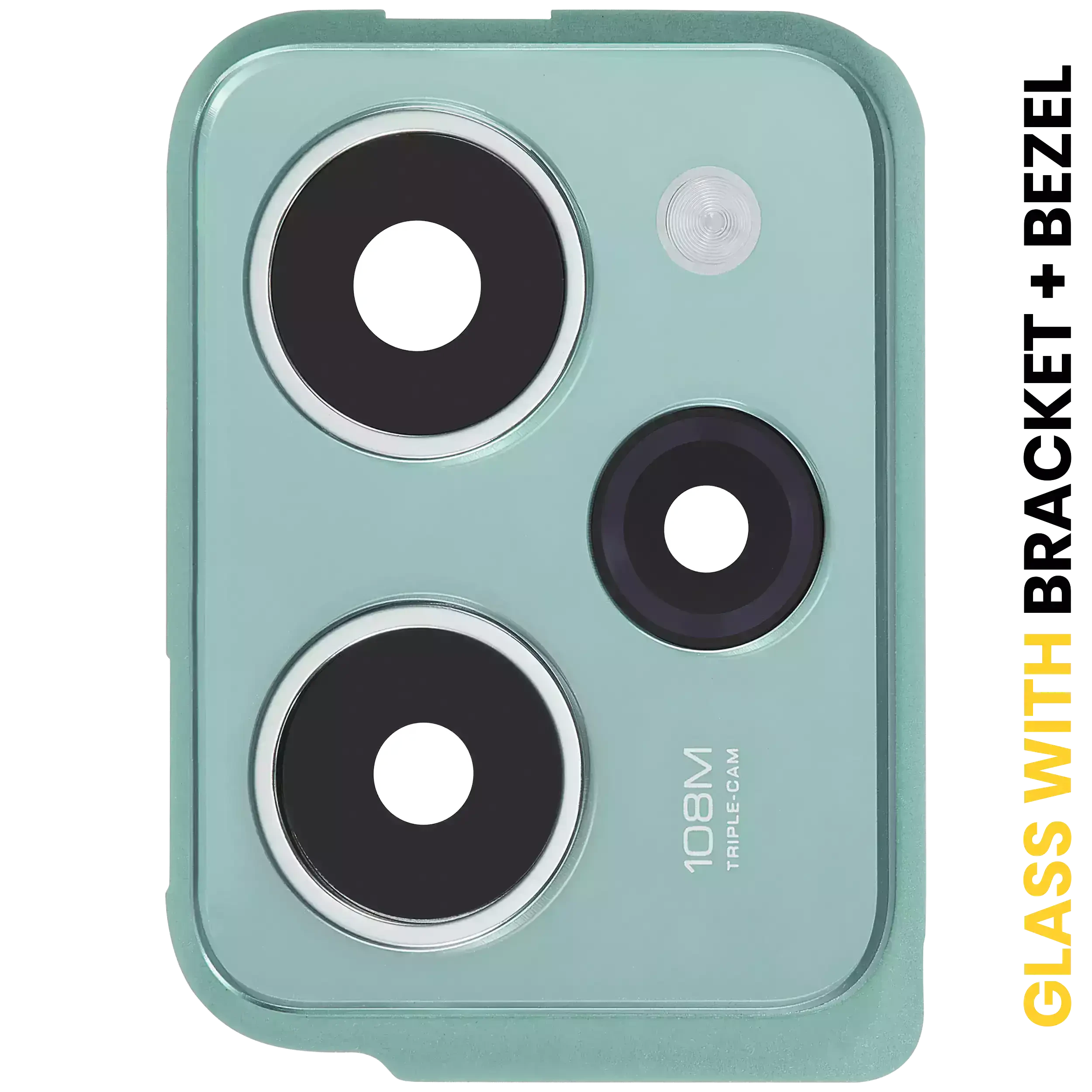 Lente fotocamera posteriore con staffa / Cornice per Xiaomi Redmi Note 12 Pro Speed (Verde) / Poco X5 Pro 5G