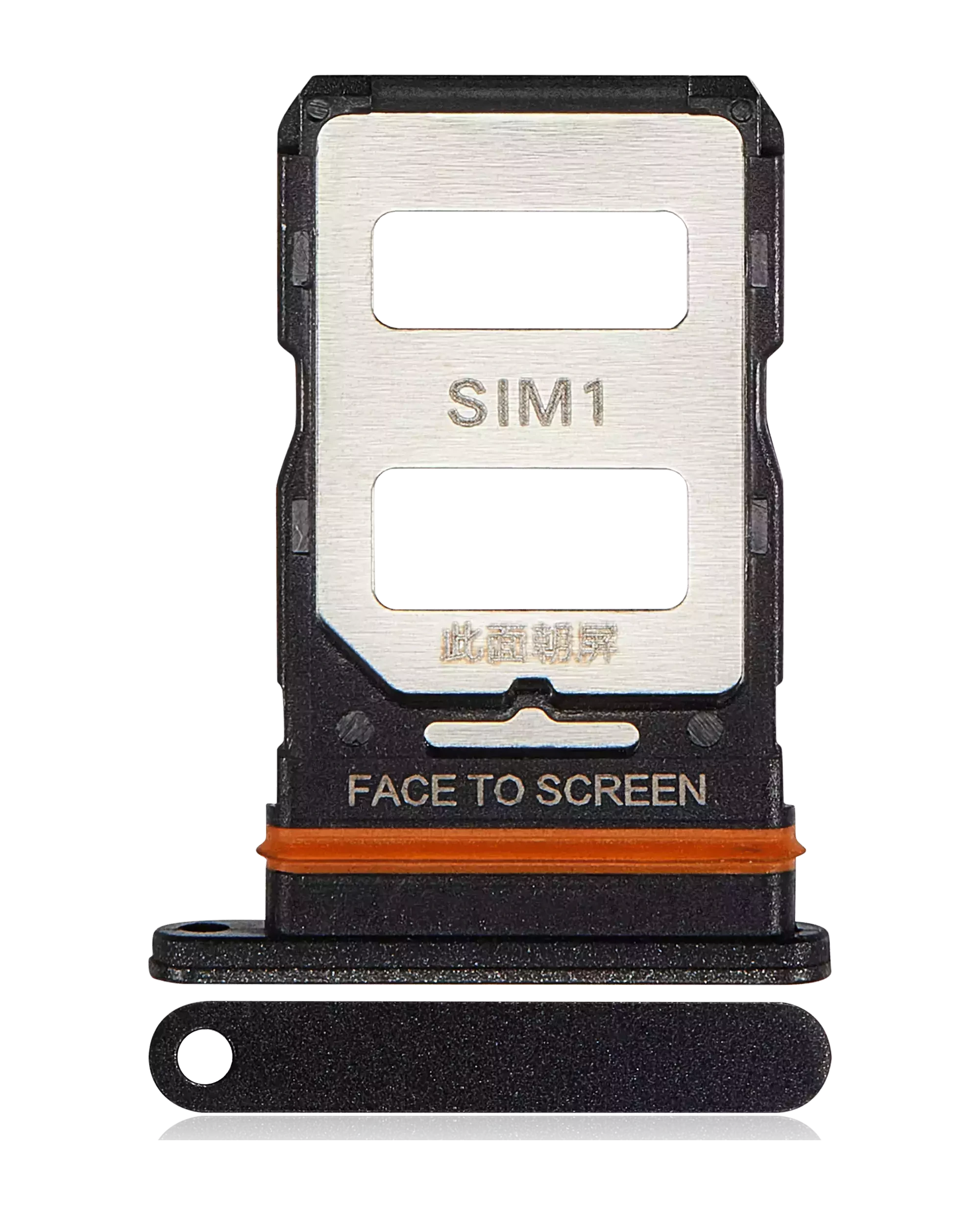 Carrellino SIM per Xiaomi Redmi Note 12 Pro Plus (Obsidian Nero)
