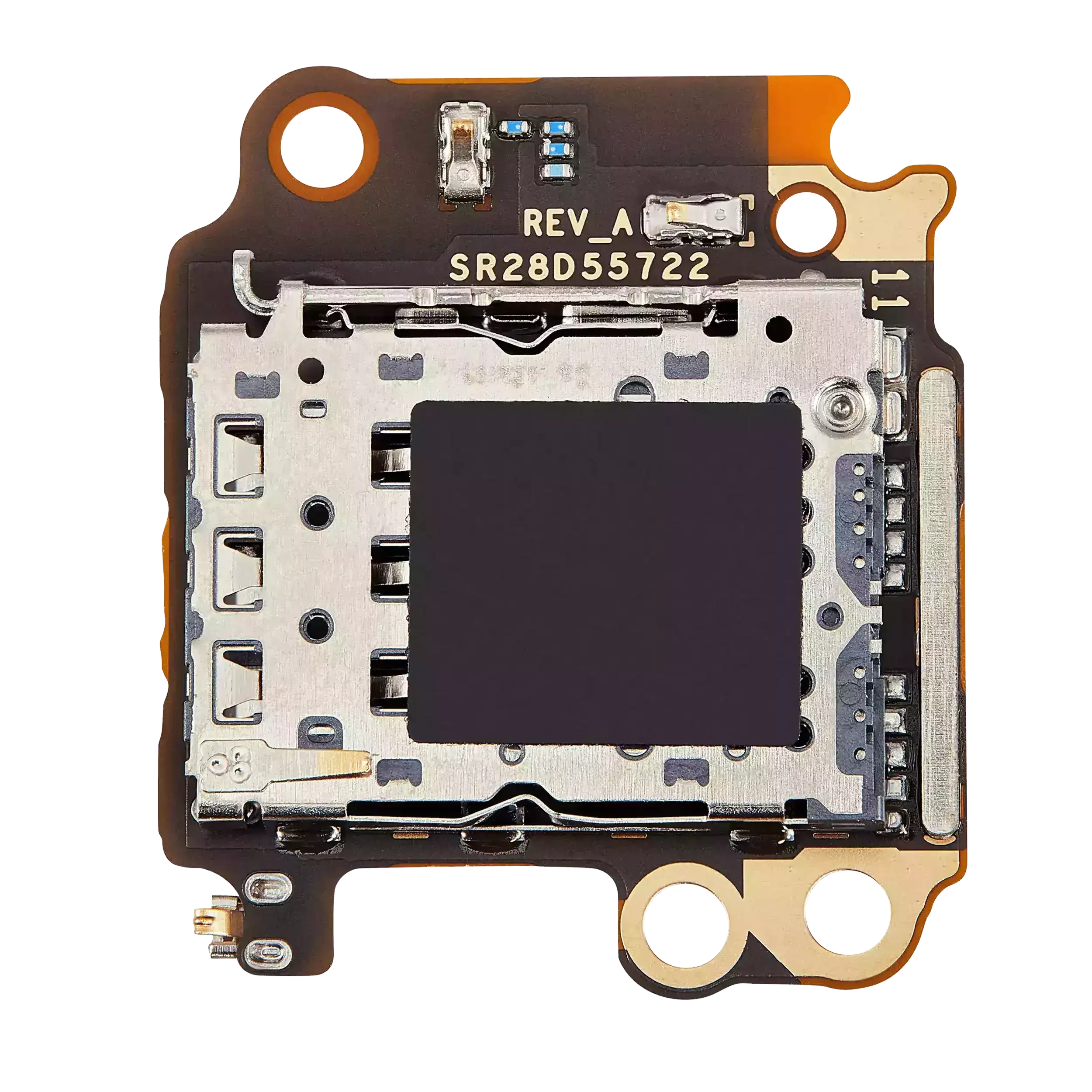 PCB Scheda con Sim Card Reader gruppo per Motorola Moto G14 (XT2341 / 2023) (Service Pack)