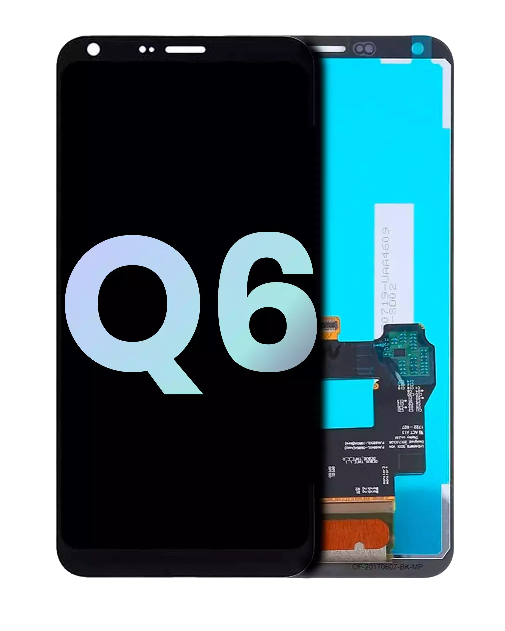 Display LCD completo senza Frame per LG Q6 (Service Pack) (tutti i colori)