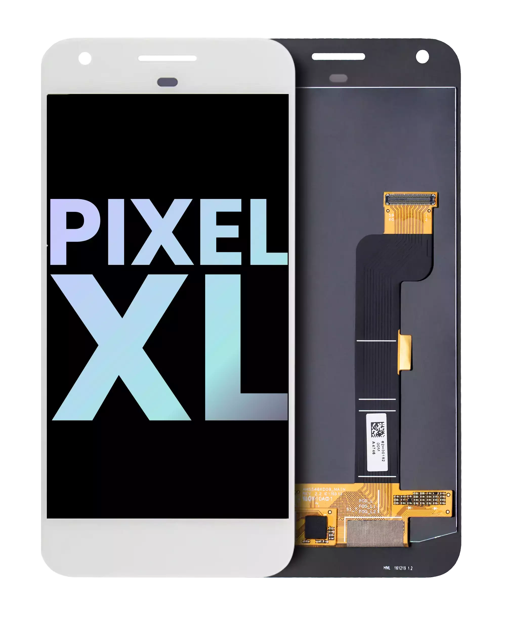 Display LCD completo senza Frame per Google Pixel XL (Service Pack) (Bianco)
